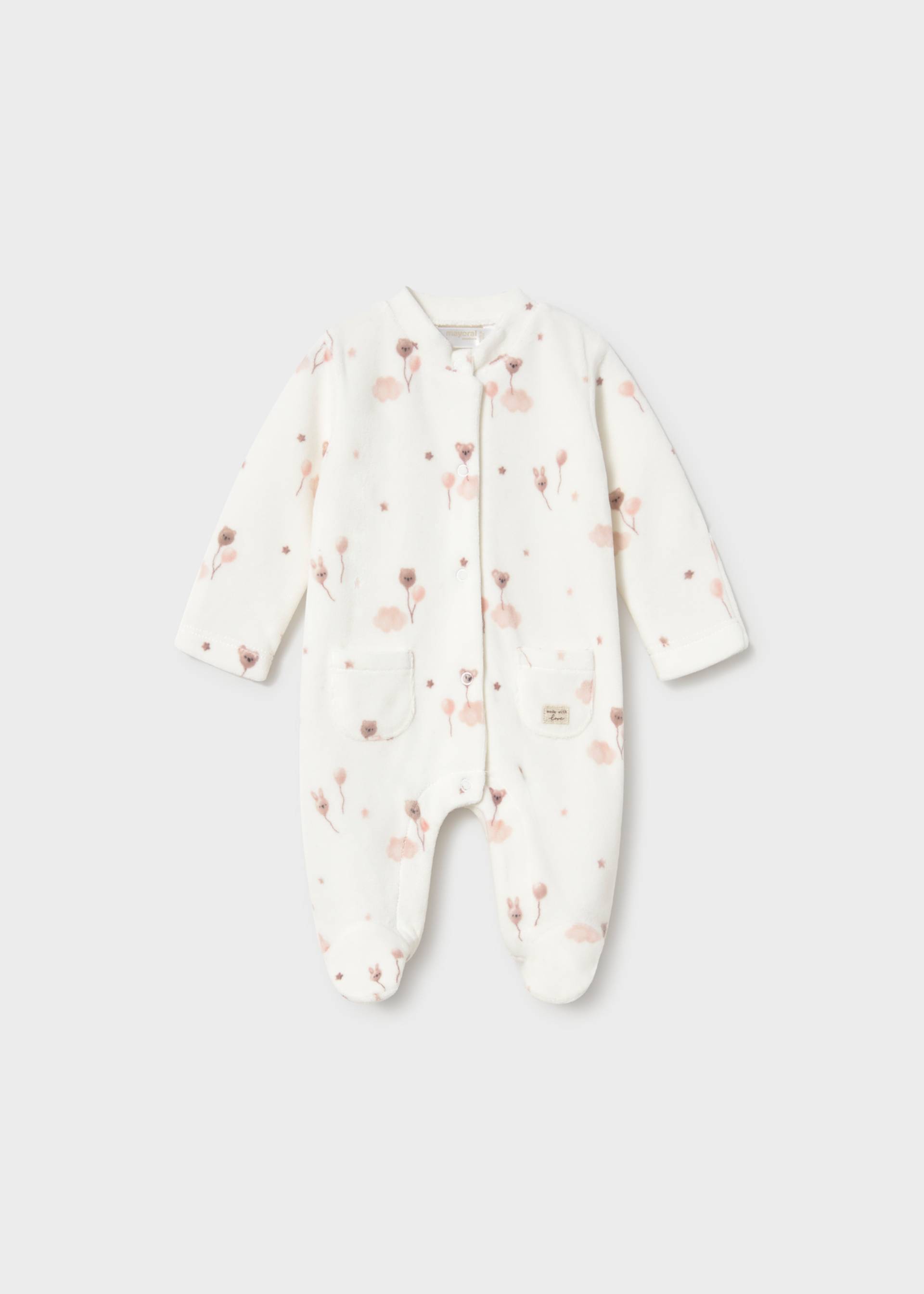 Pijama estampada recién nacido