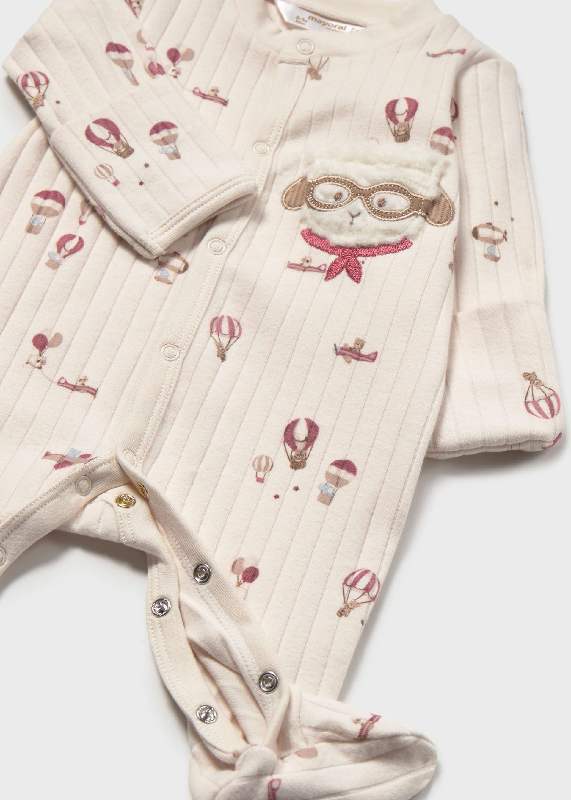 Pijama estampado globos recién nacido