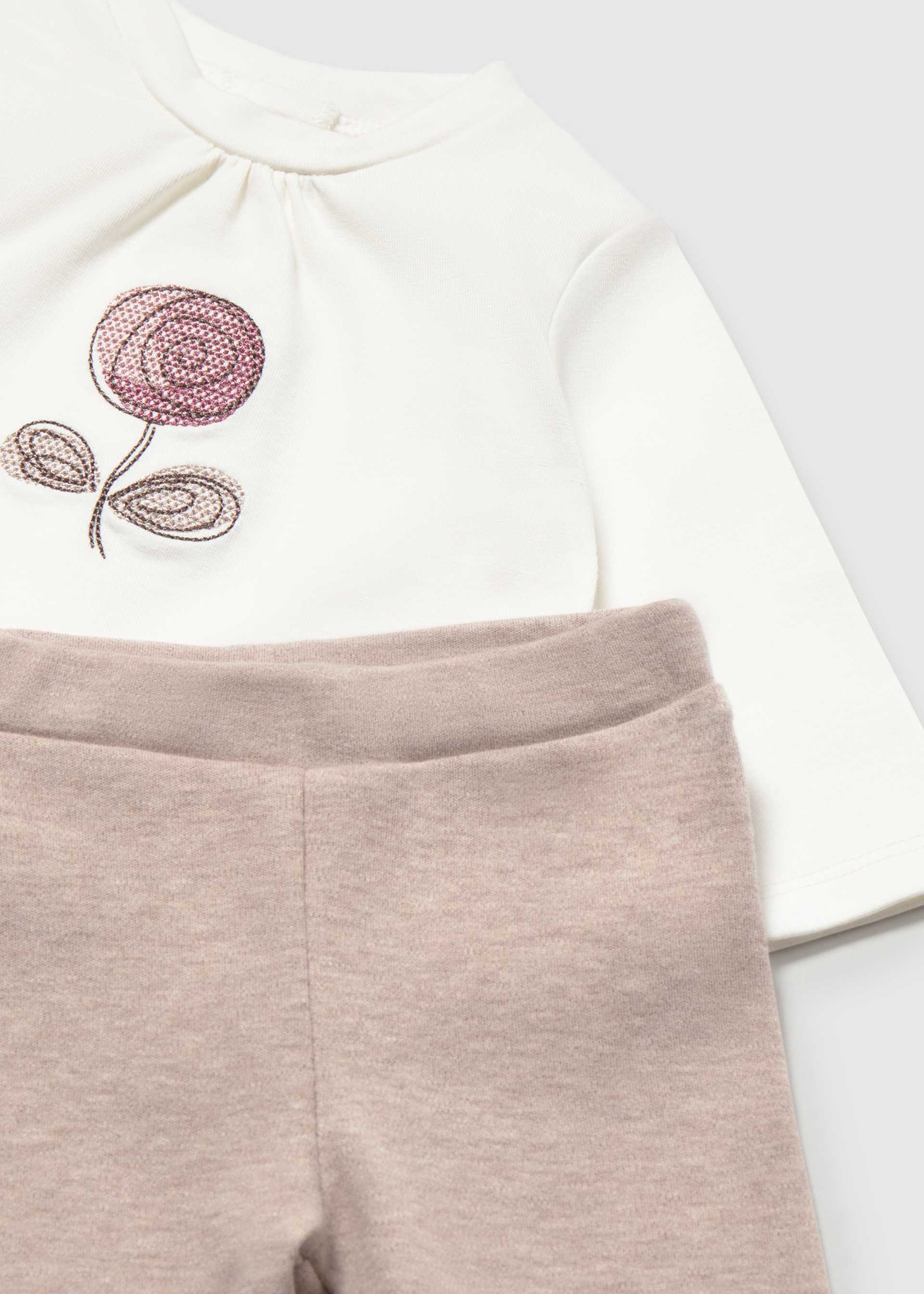 Conjunto 3 piezas leggings recién nacida