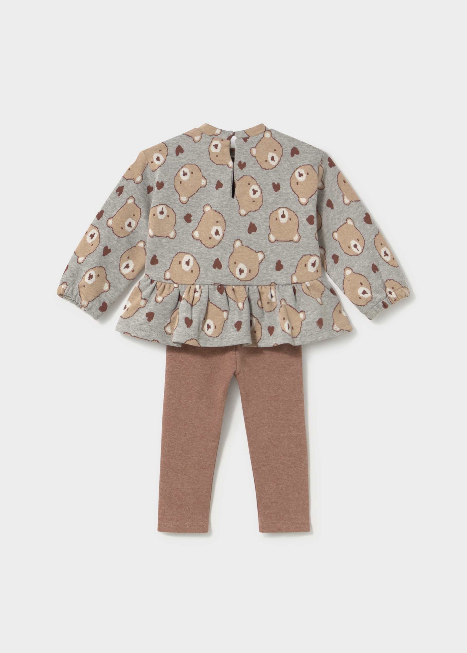 Completo blusa stampata e pantalone bimba
