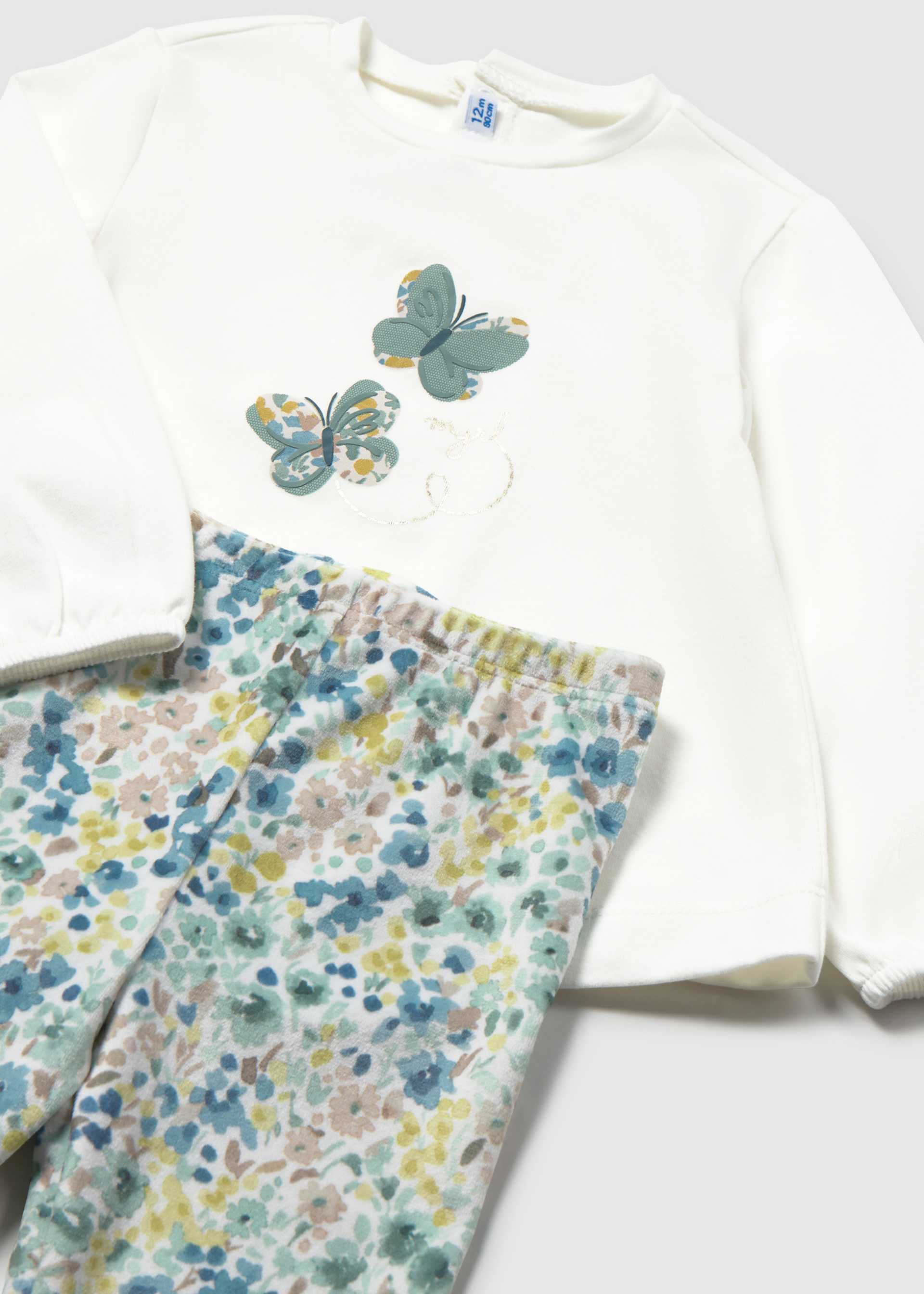 Completo 3 pezzi gilet bimba