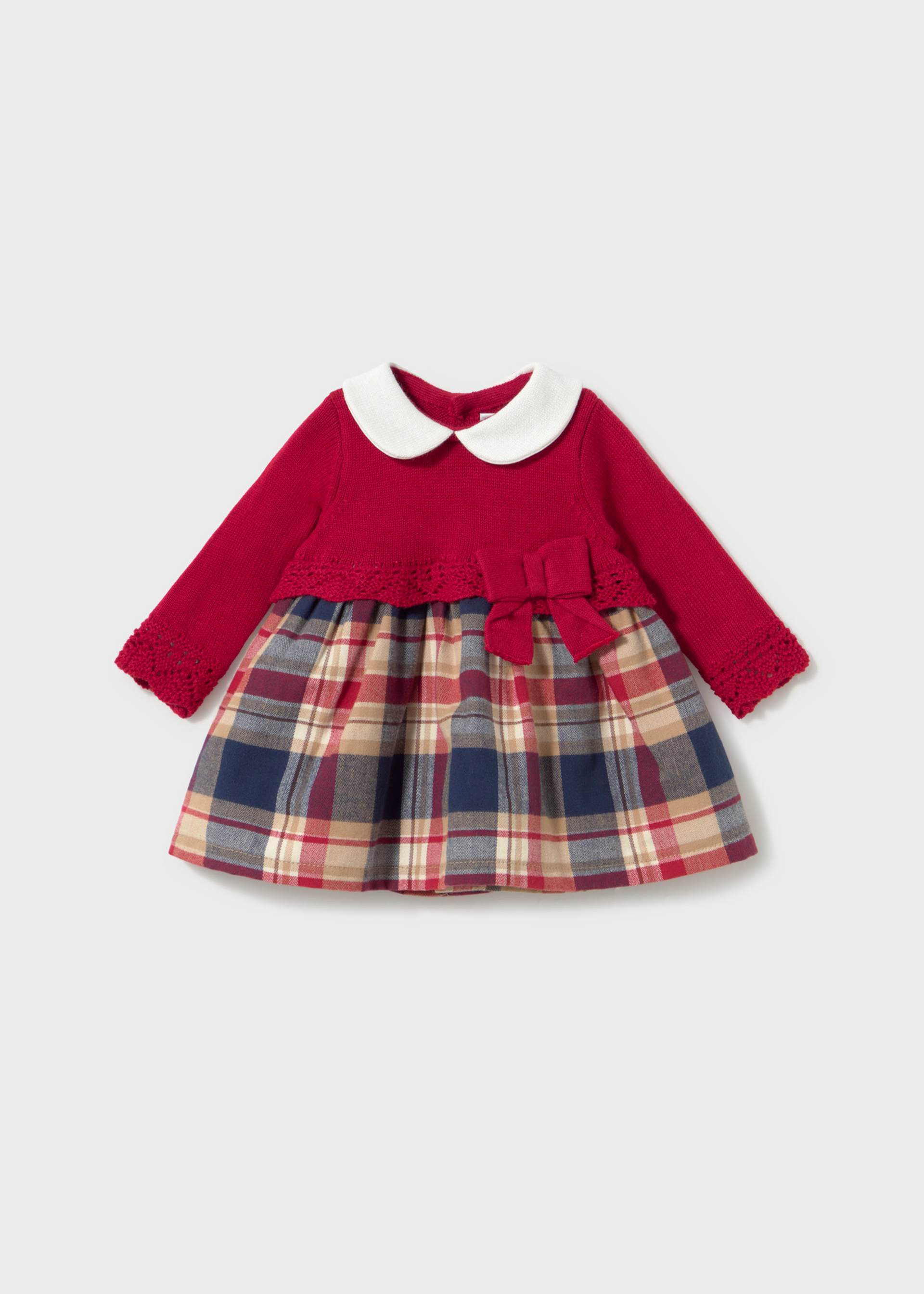 Newborn Tricot Combo Dress