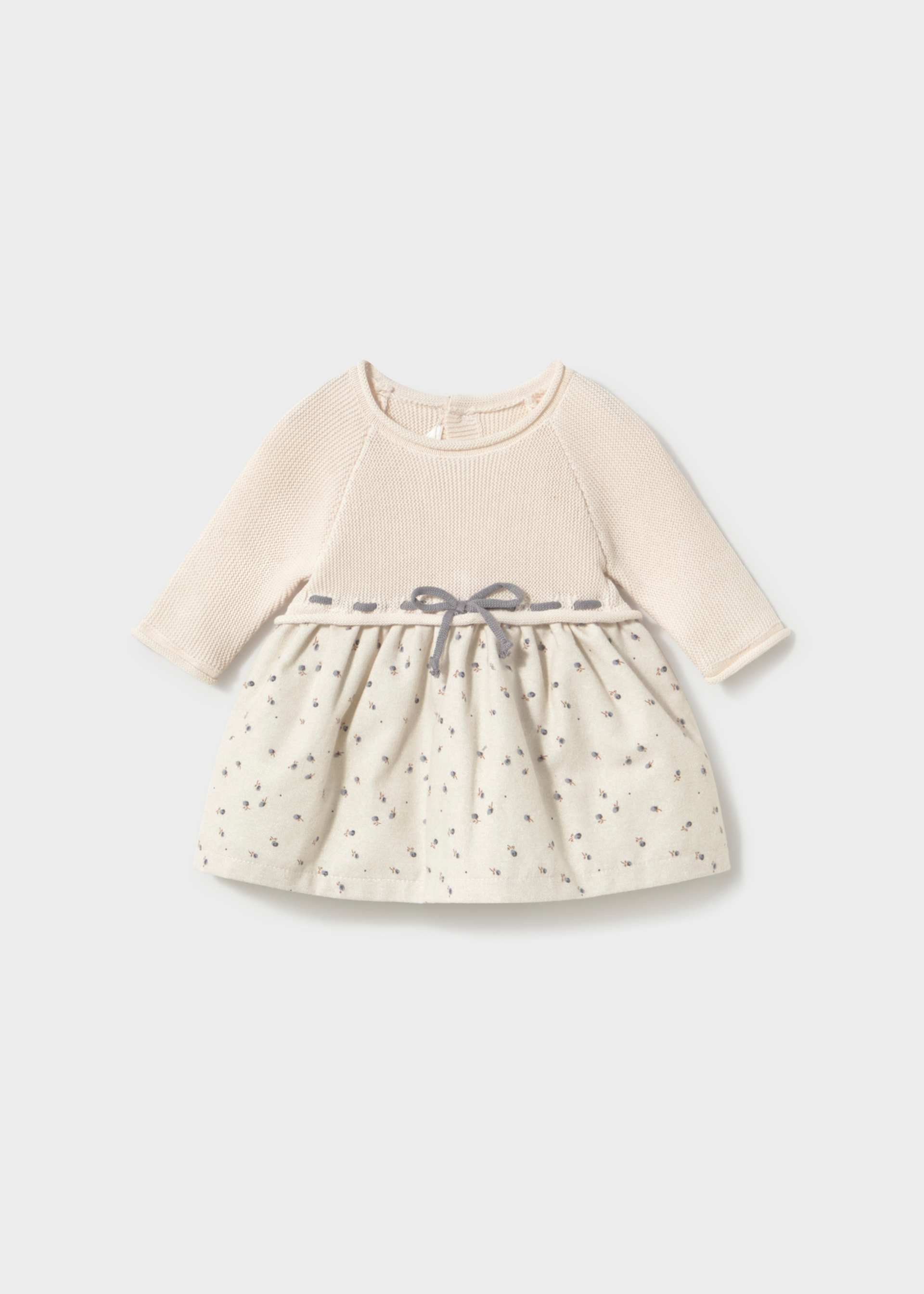 Newborn Tricot Combo Dress