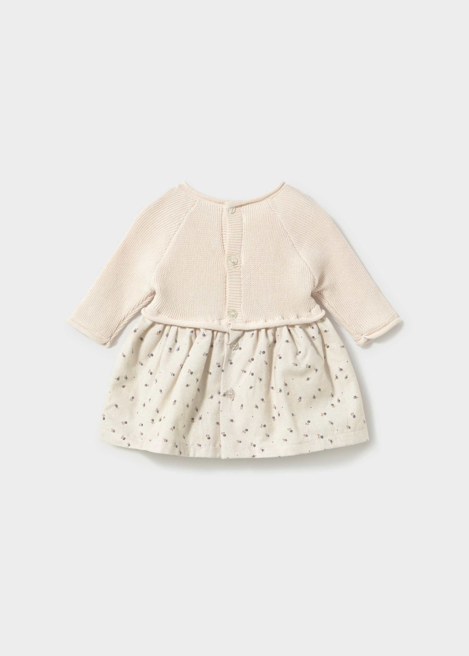 Newborn Tricot Combo Dress