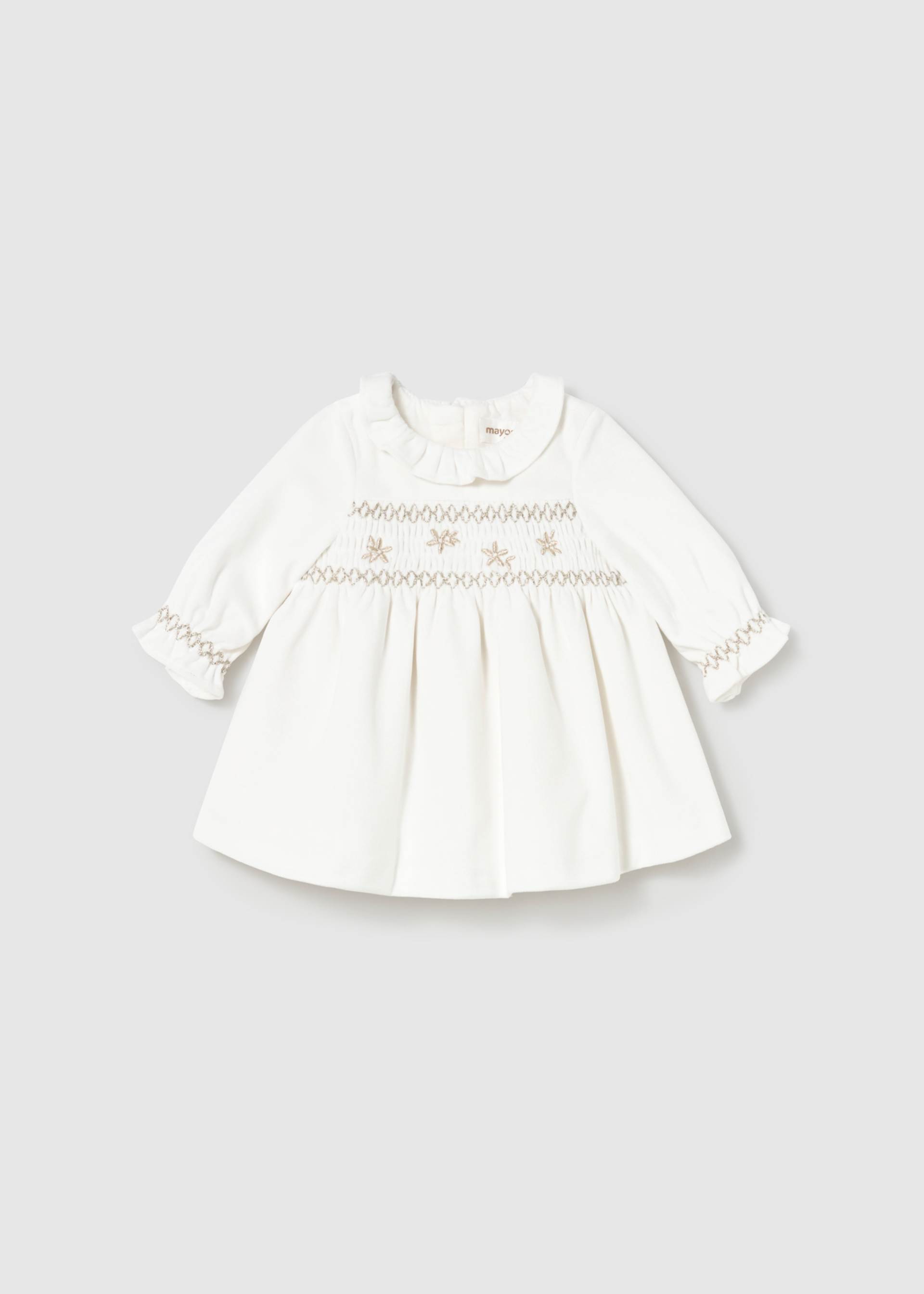 Samtkleid Neugeborene Mädchen