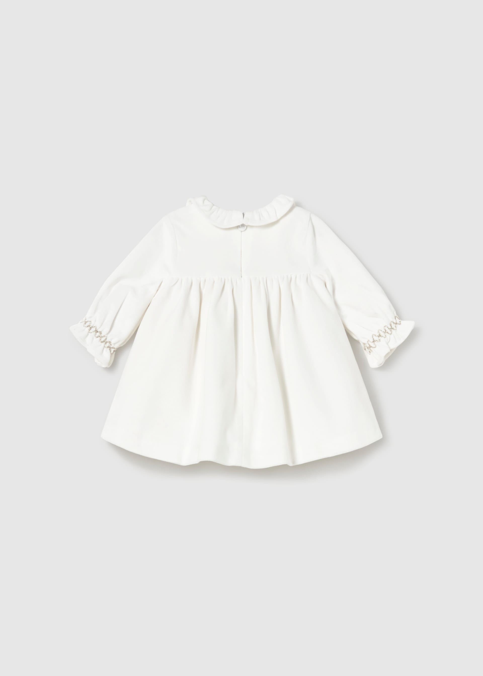 Robe en velours nouveau-né
