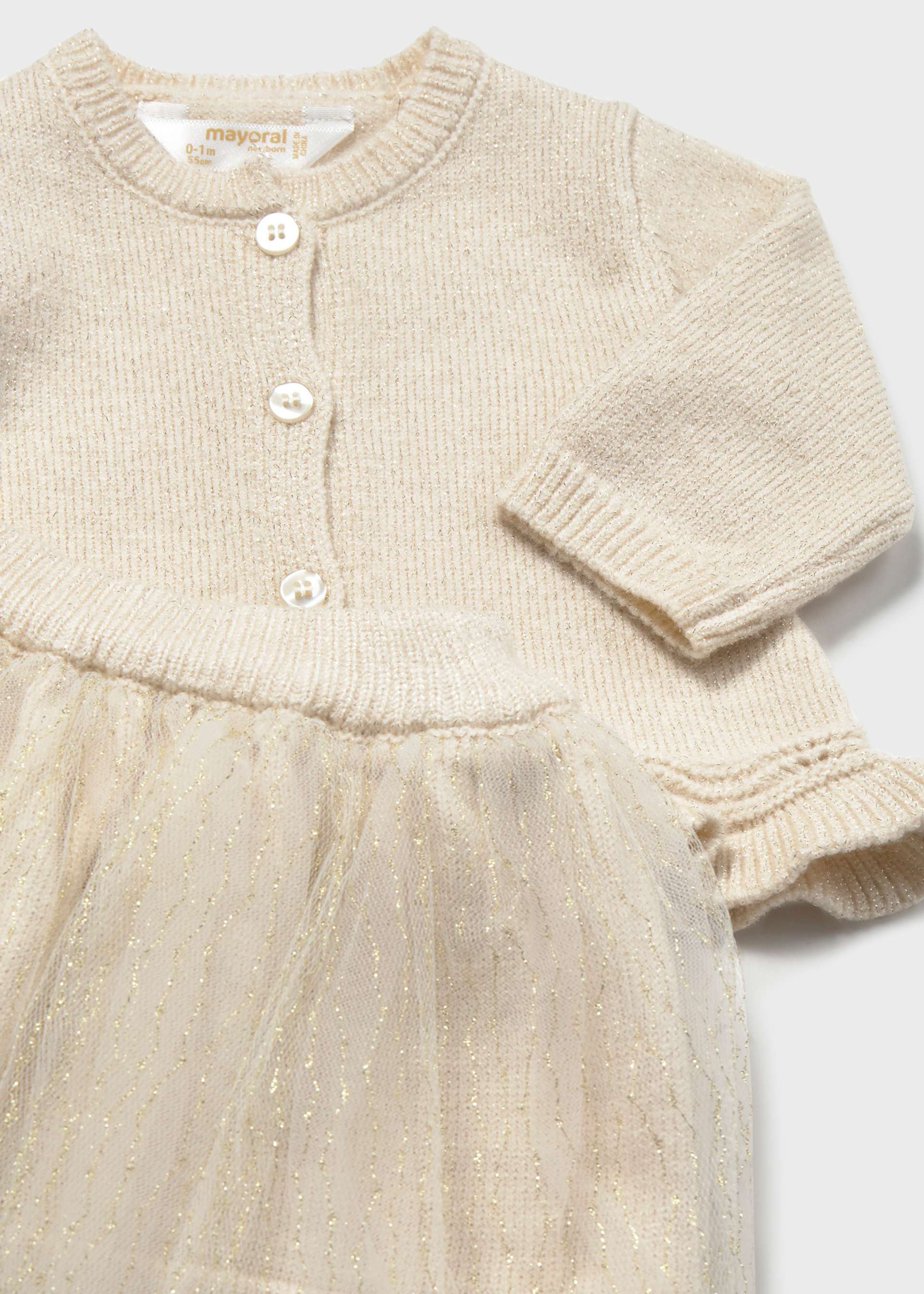 Ensemble 3 pièces avec cardigan nouveau-né