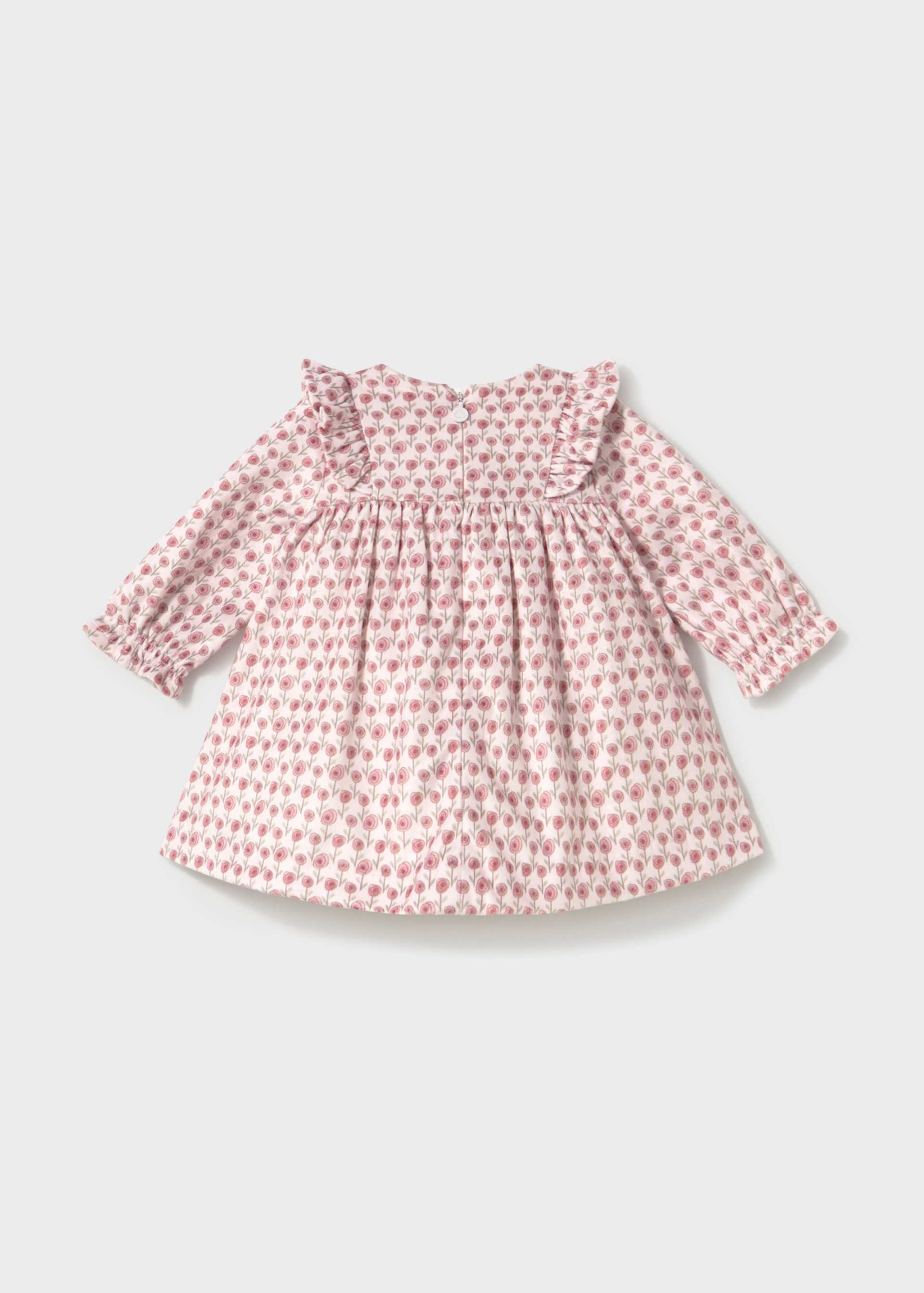 Samtkleid Printmuster Neugeborene Mädchen