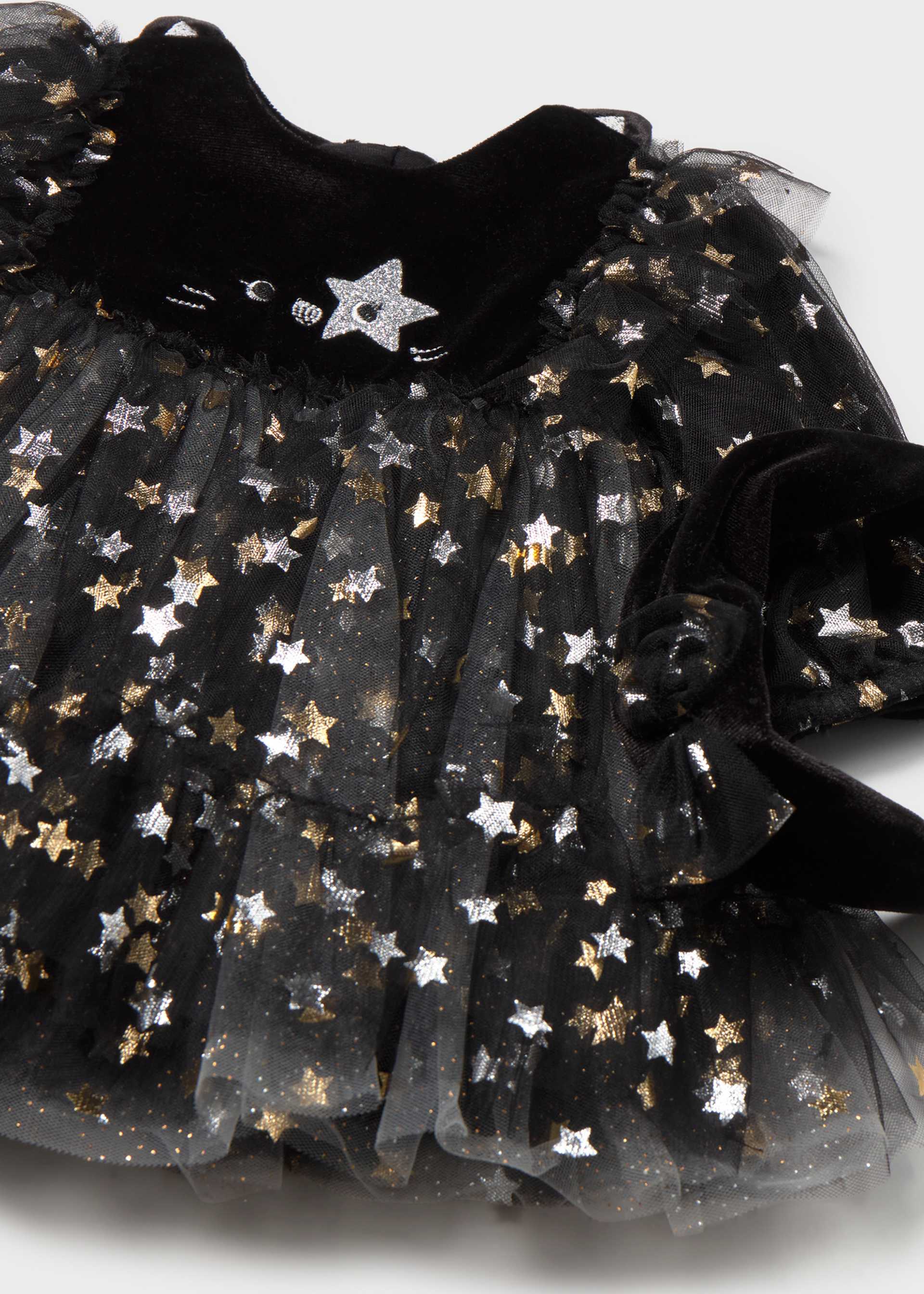 Kleid mit Haarband Neugeborene Mädchen