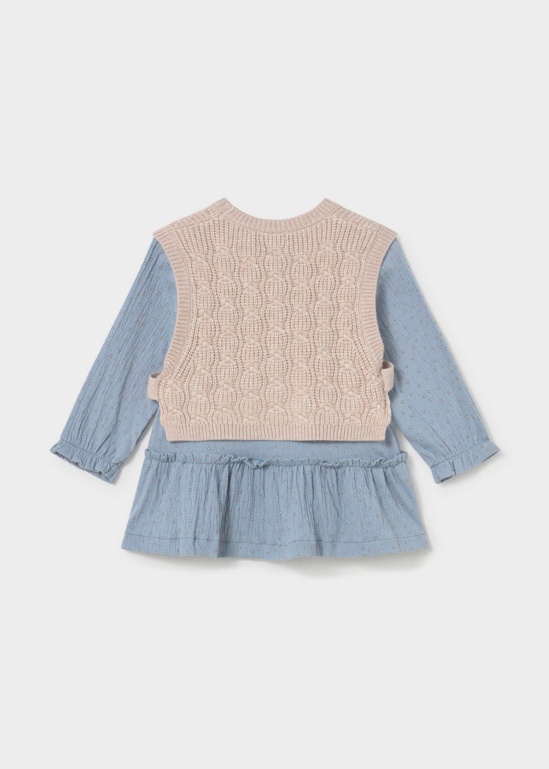 Vestido com colete bebé