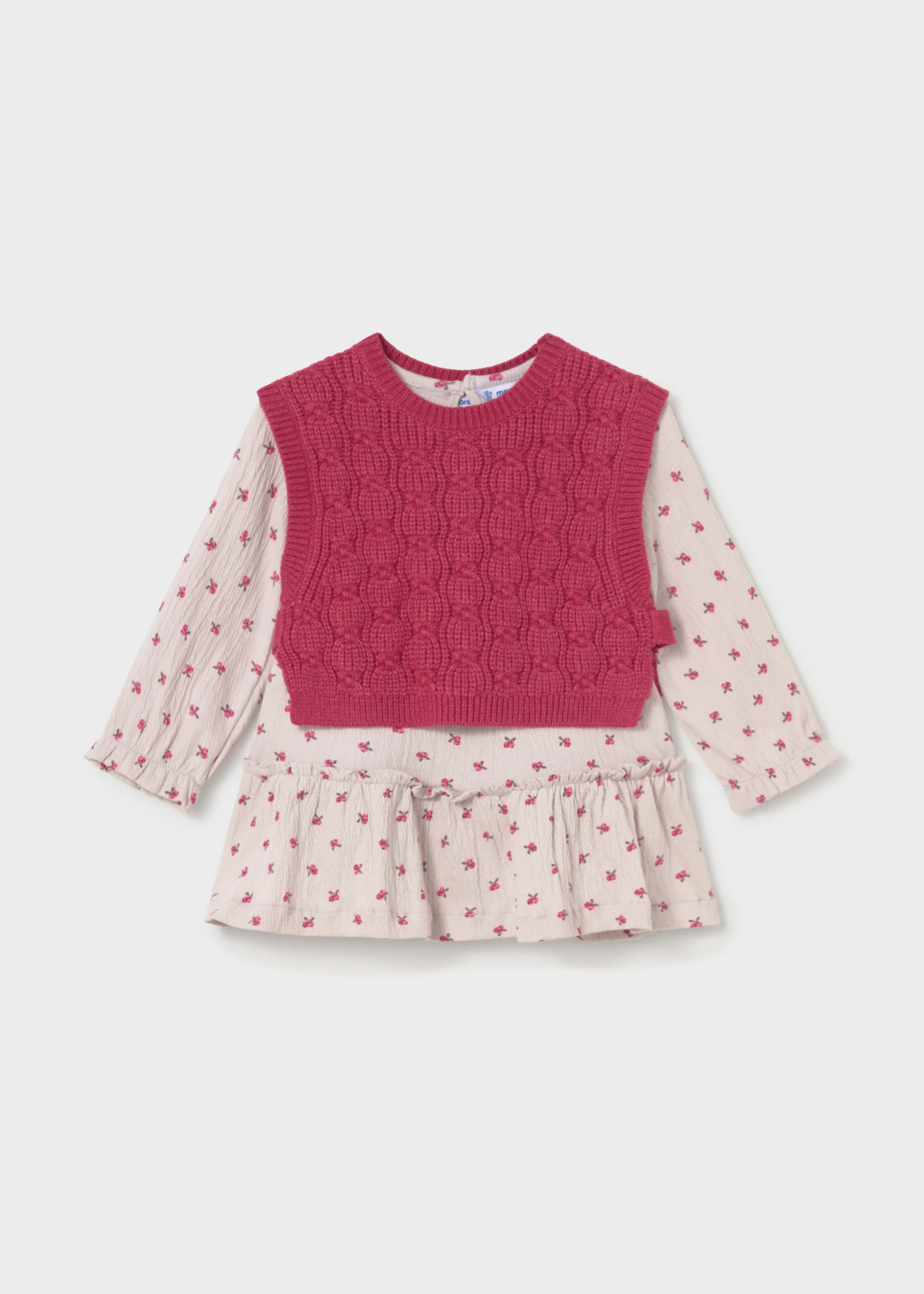 Vestito con gilet neonata