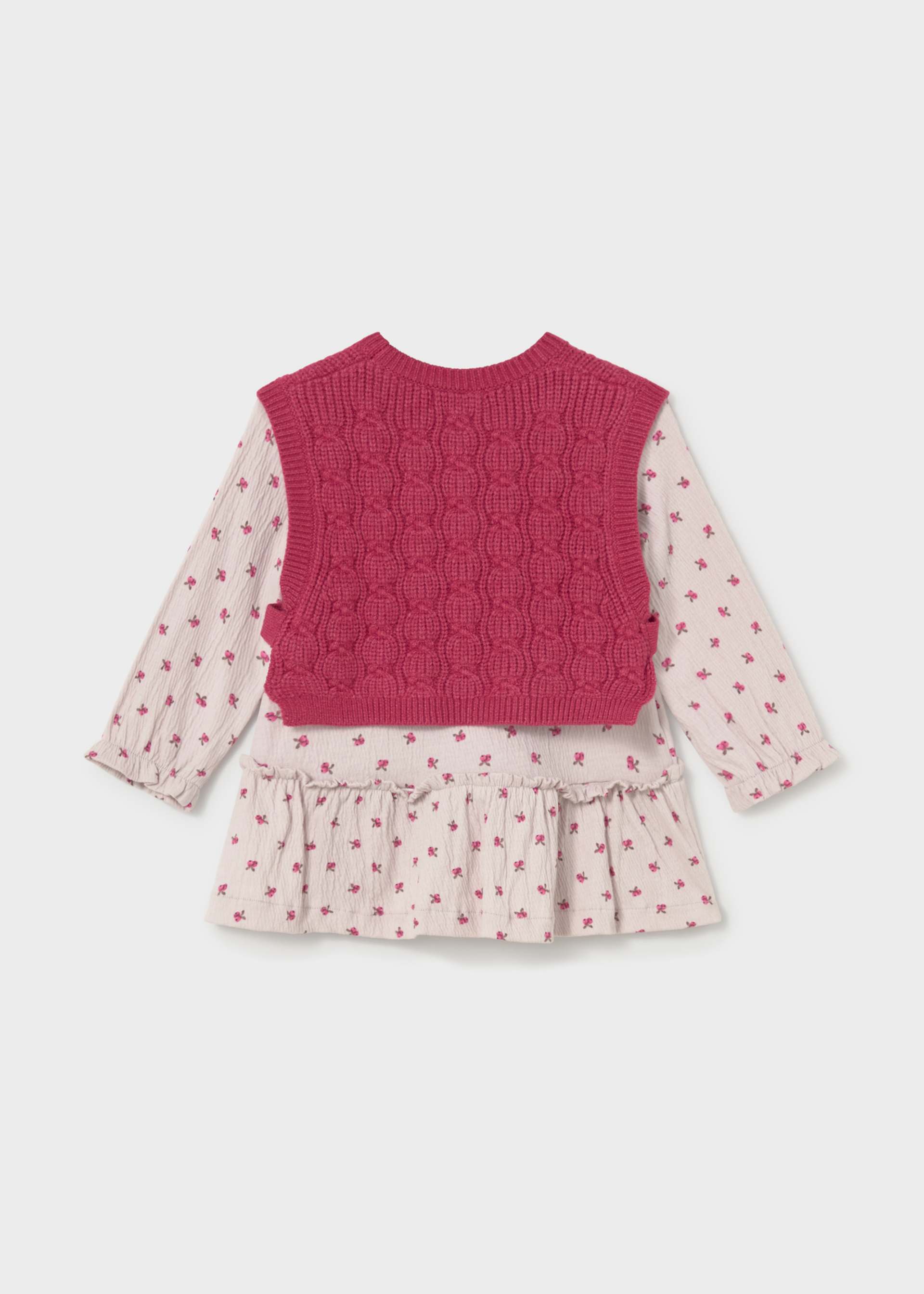 Vestito con gilet neonata