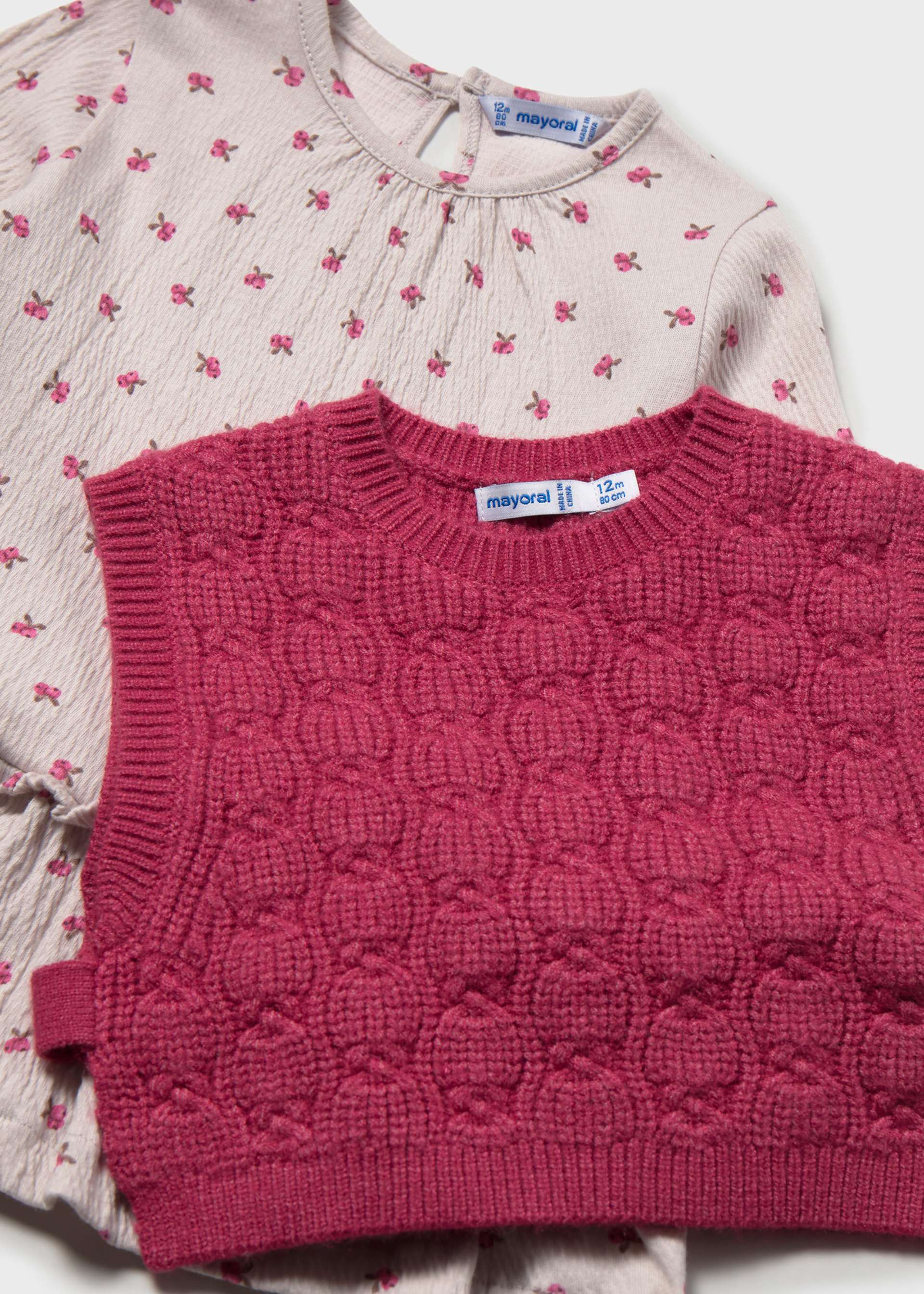 Vestito con gilet neonata