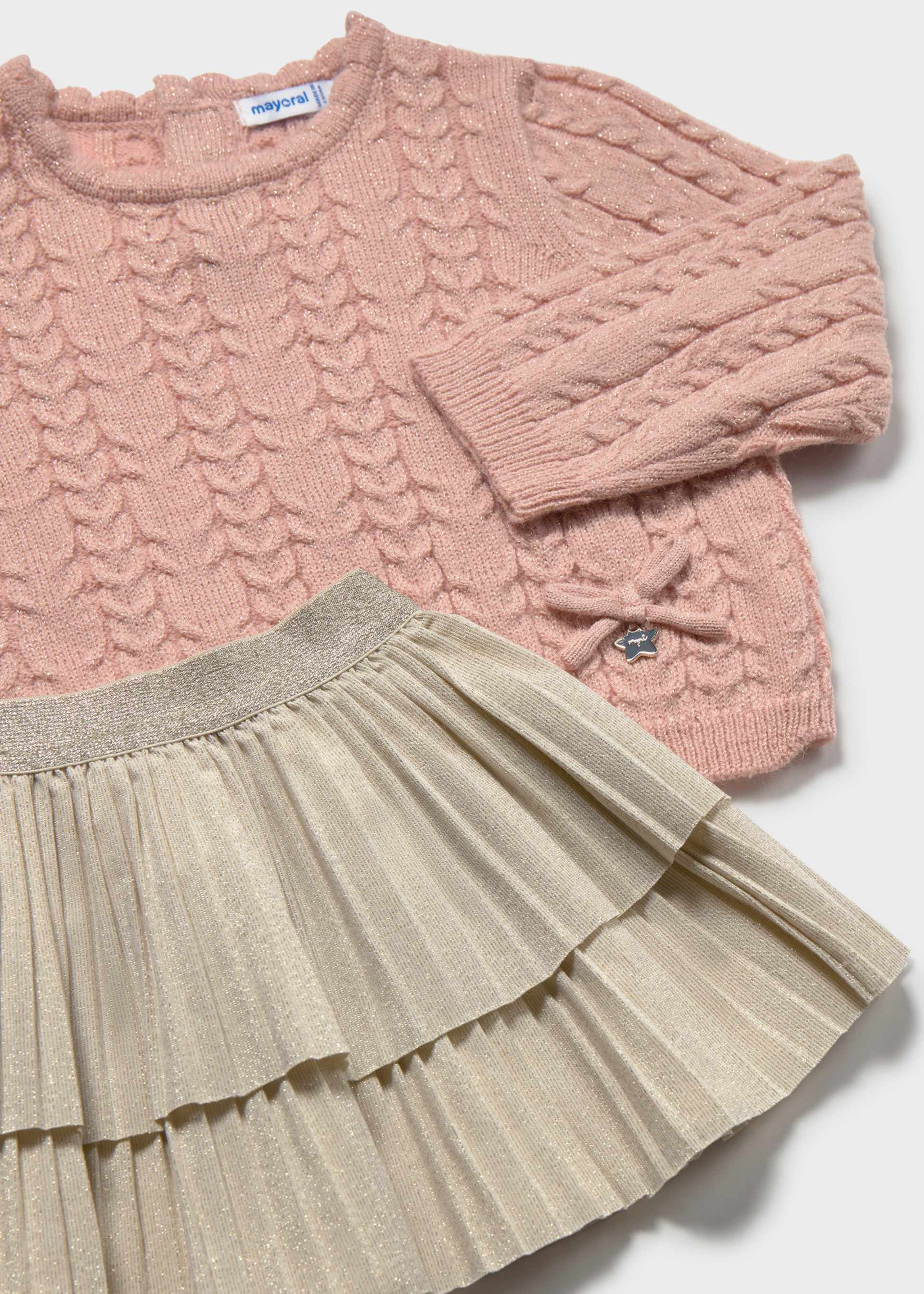 Baby ruffle skirt and jumper set