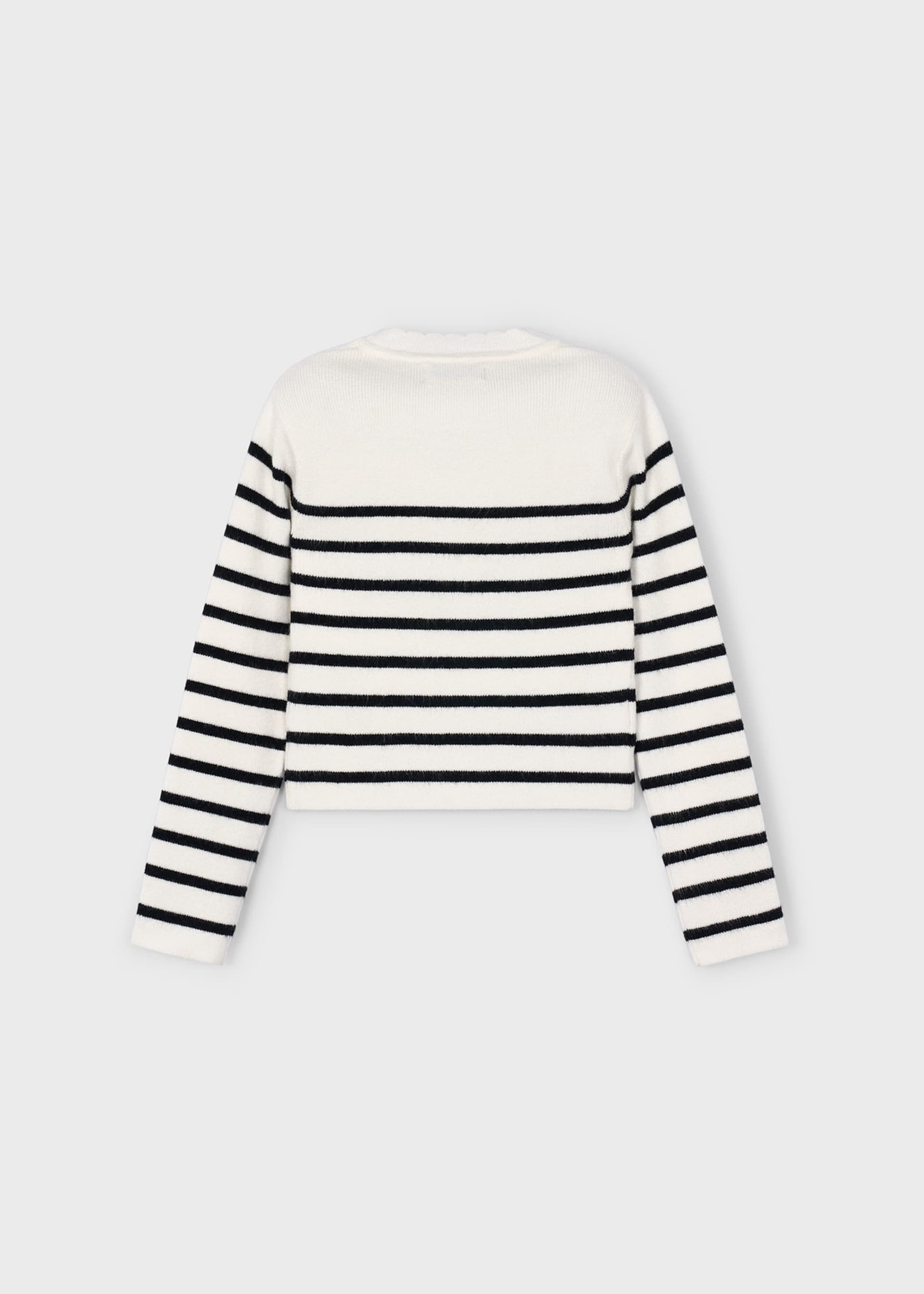 Girl Striped Knit Sweater