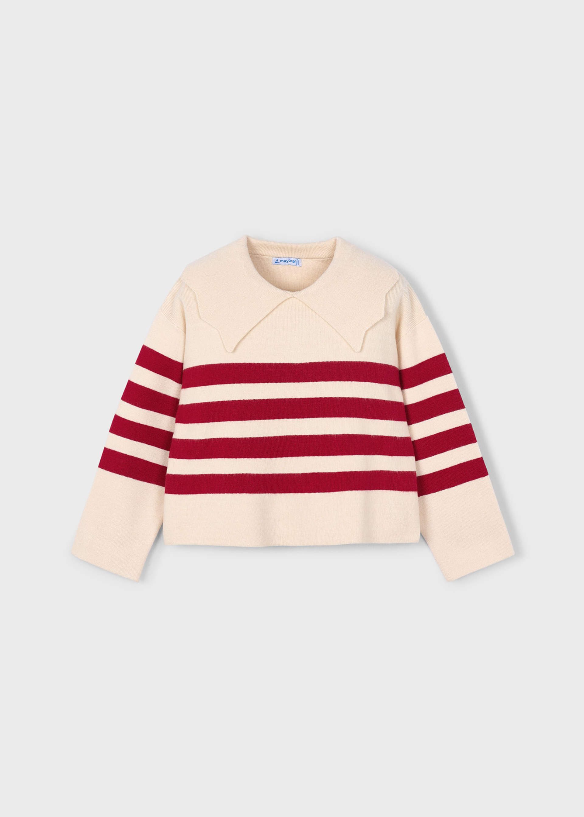 Pull rayé fille