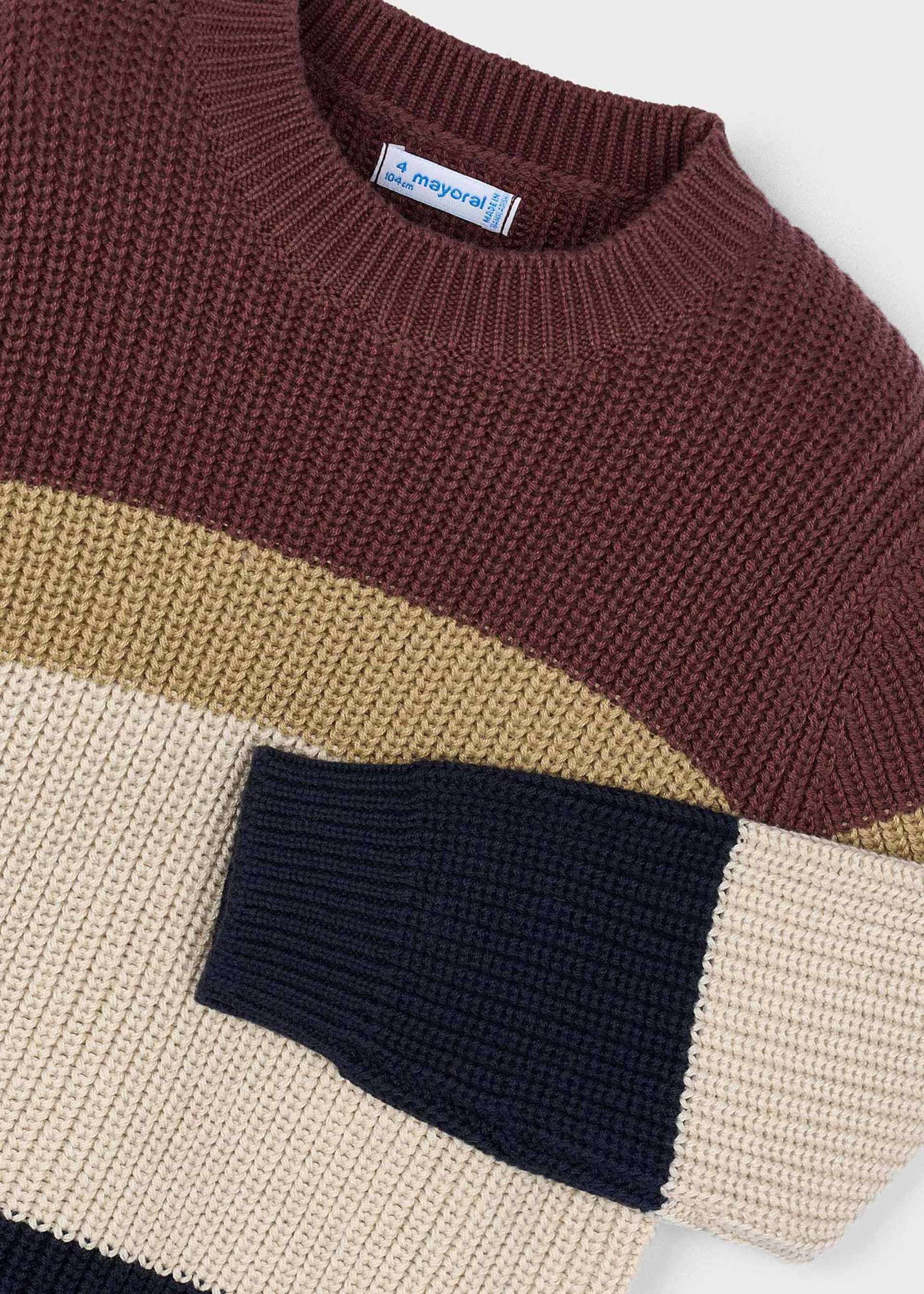 Sweter pasy dla chłopca