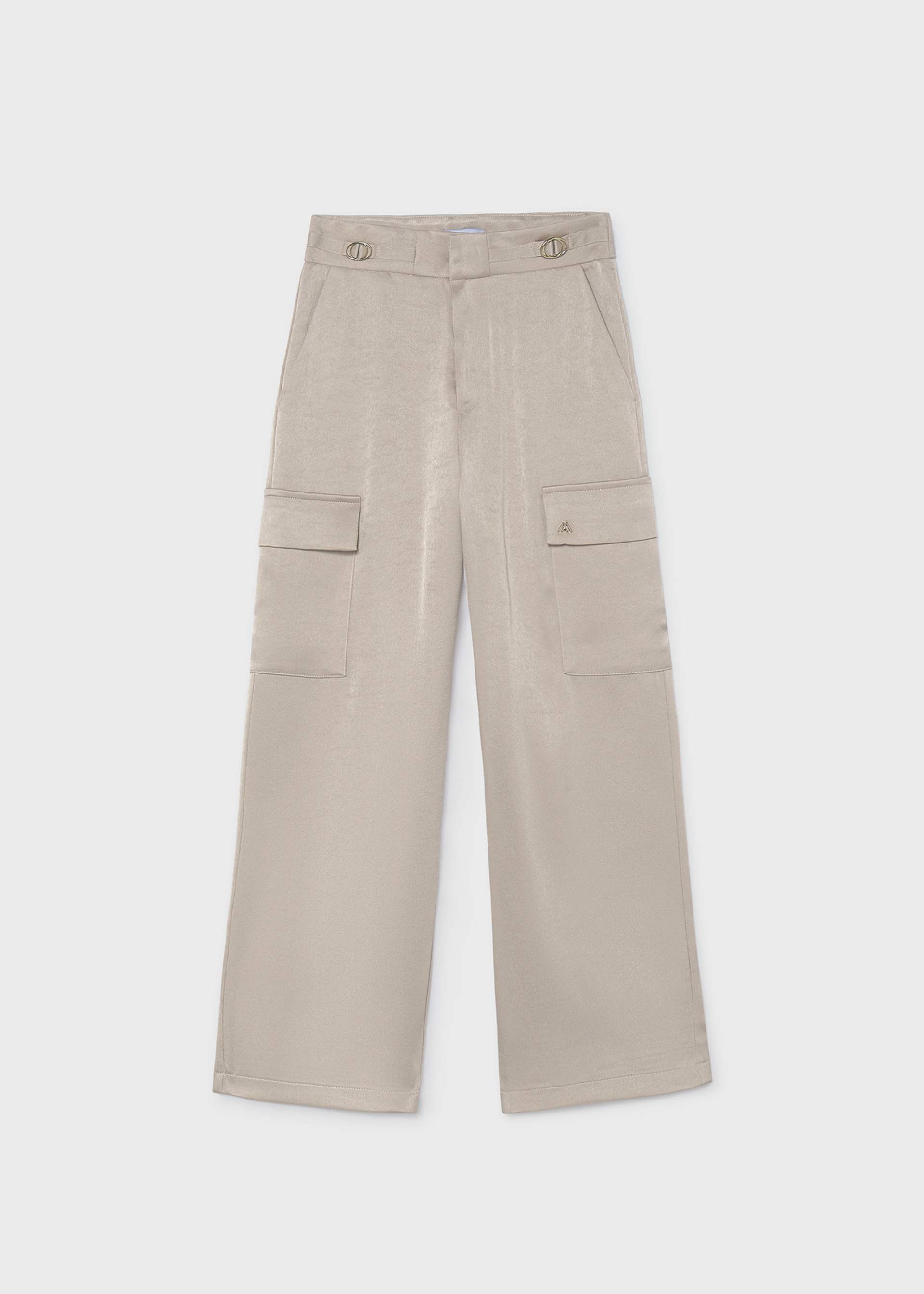Pantaloni cargo satinati fata