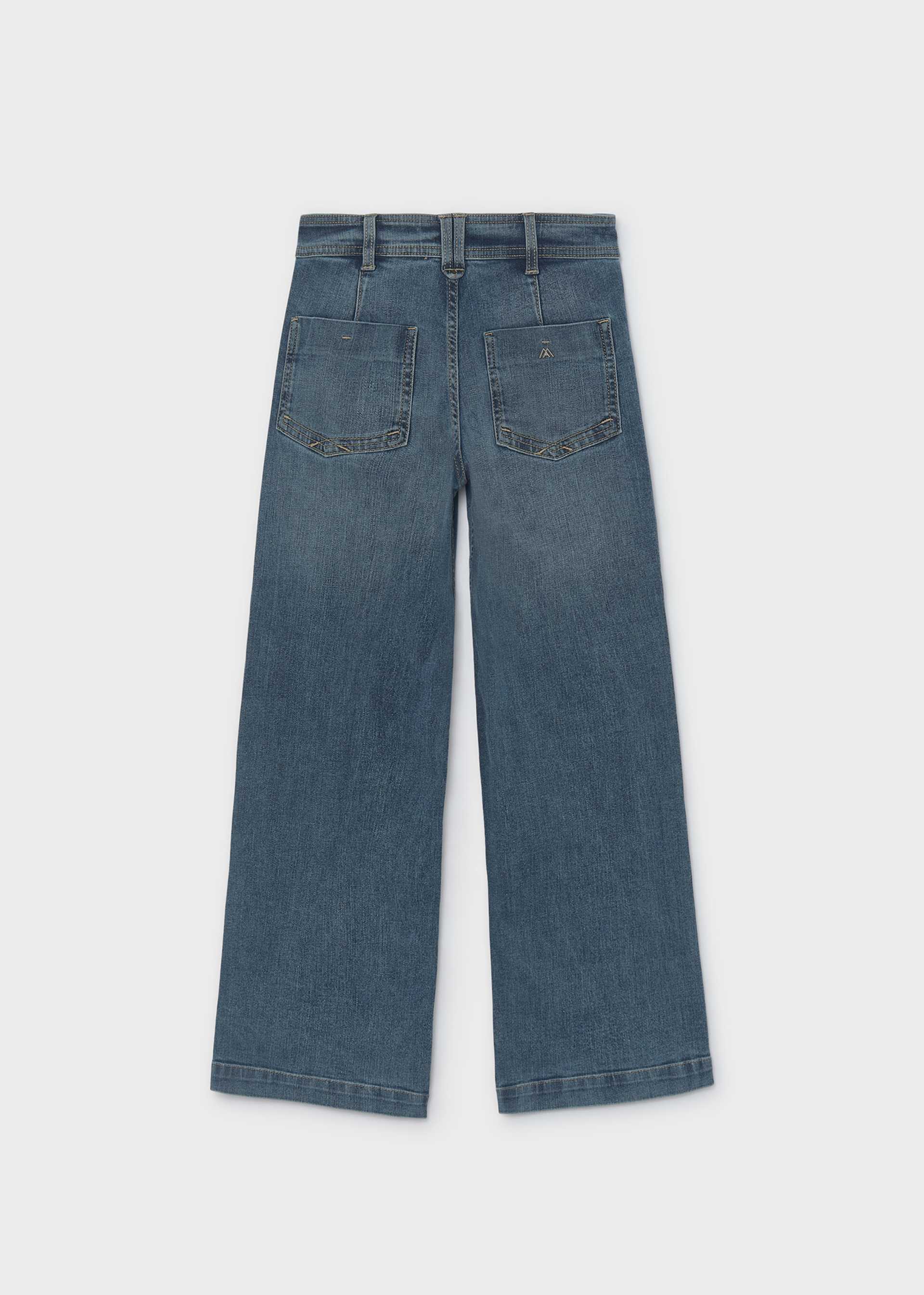 Jeanshose wide leg Teenager Mädchen