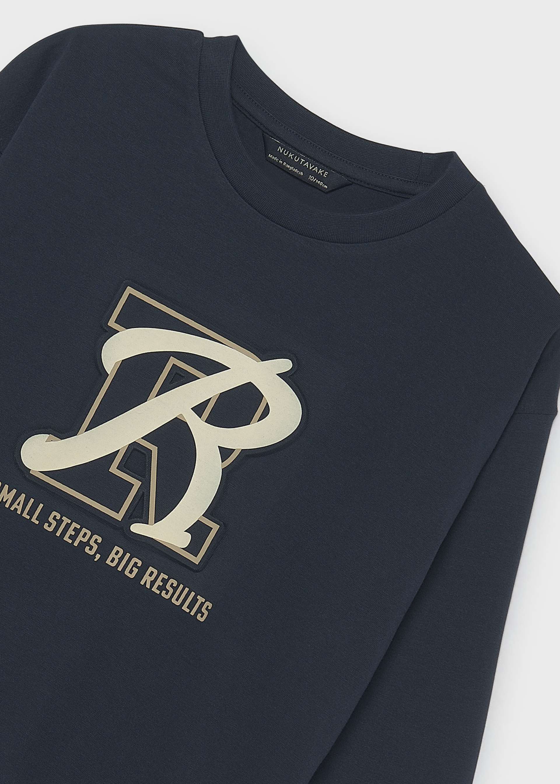 Shirt mit Relief Teenager Jungen