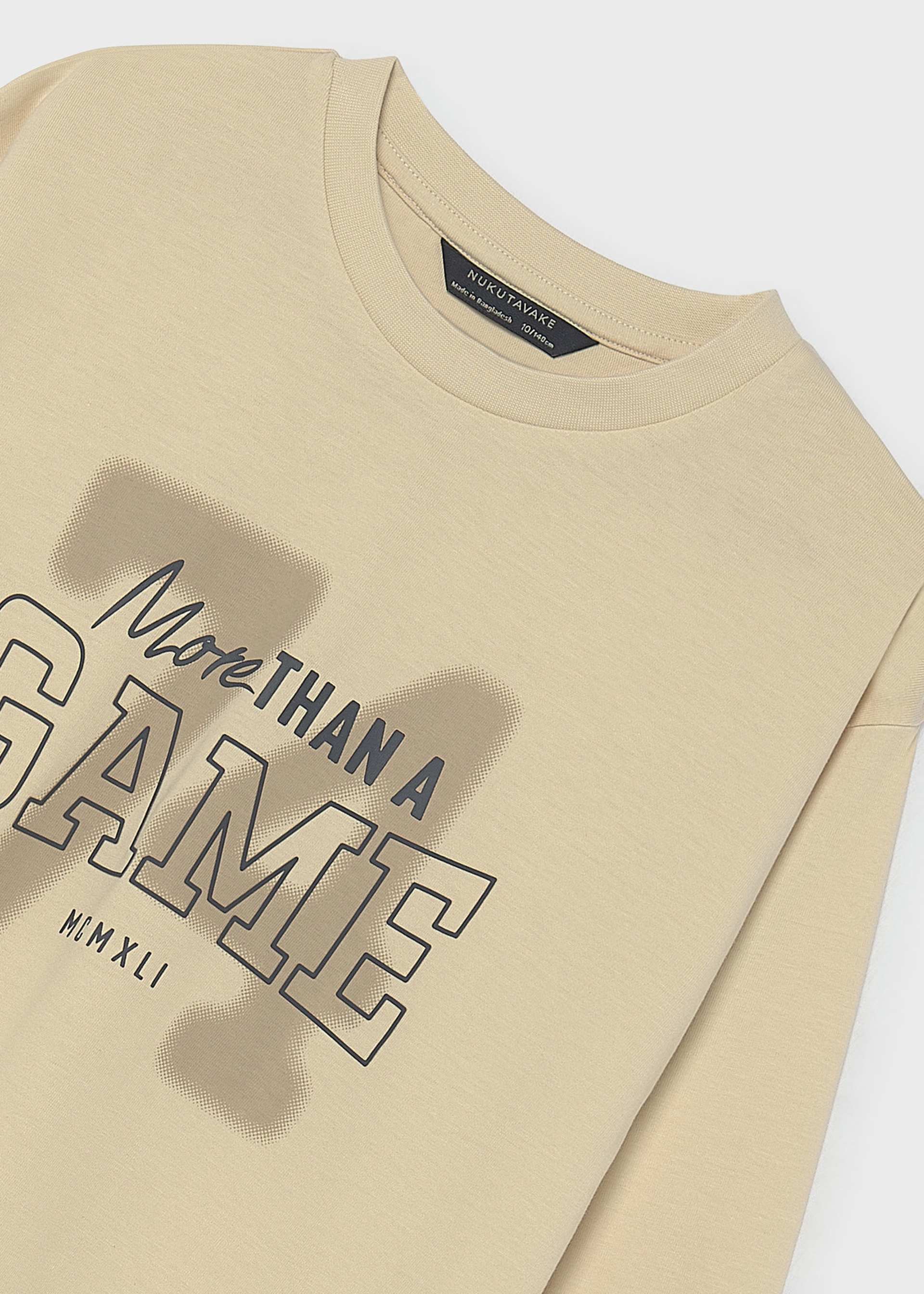 Boys' back-print T-shirt