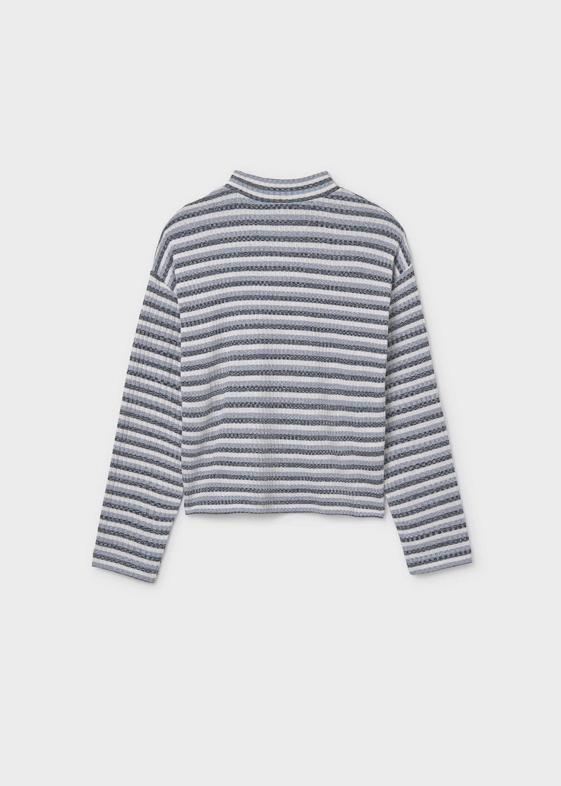 T-shirt à col cheminé fille