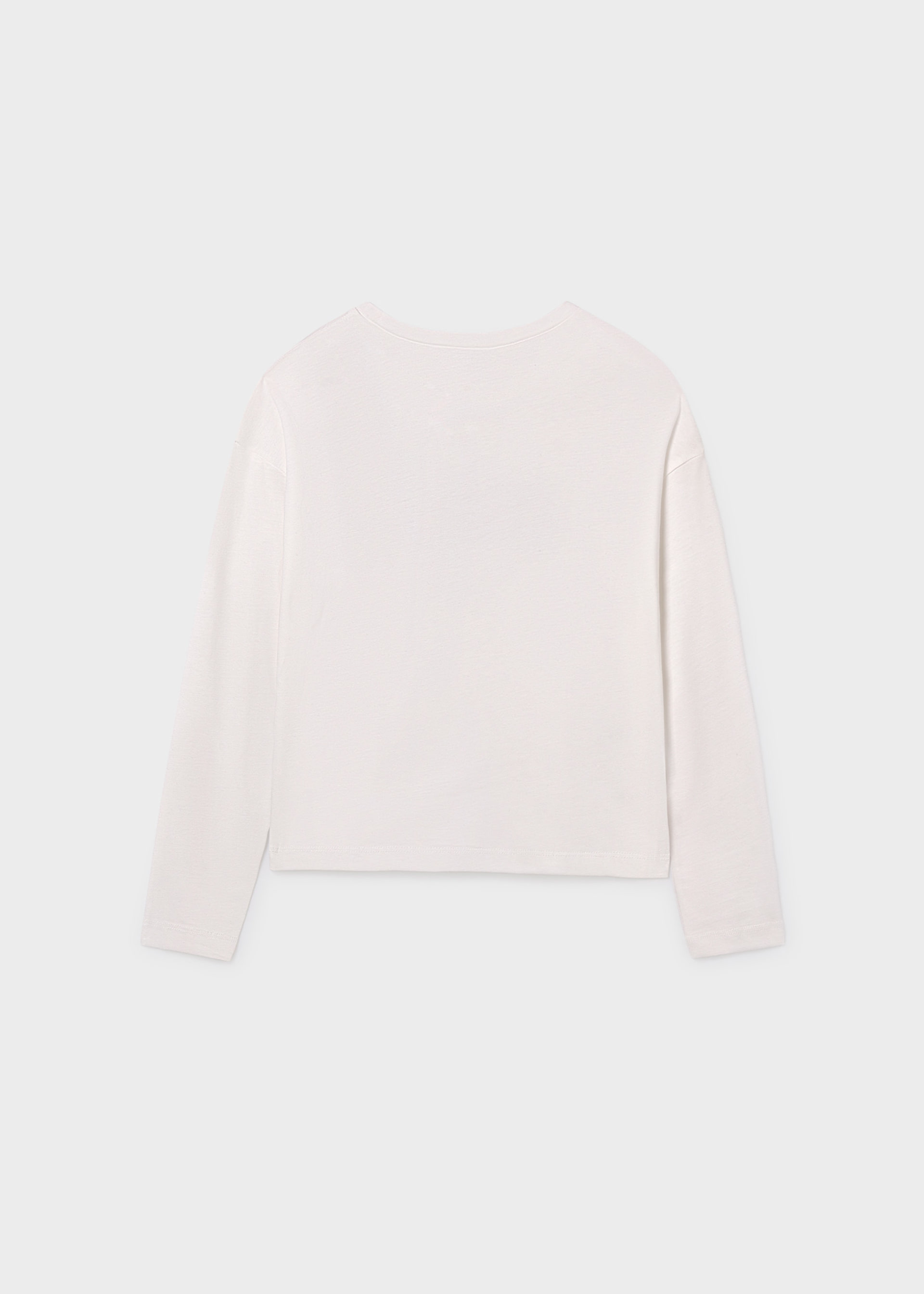 Girls basic letters T-shirt