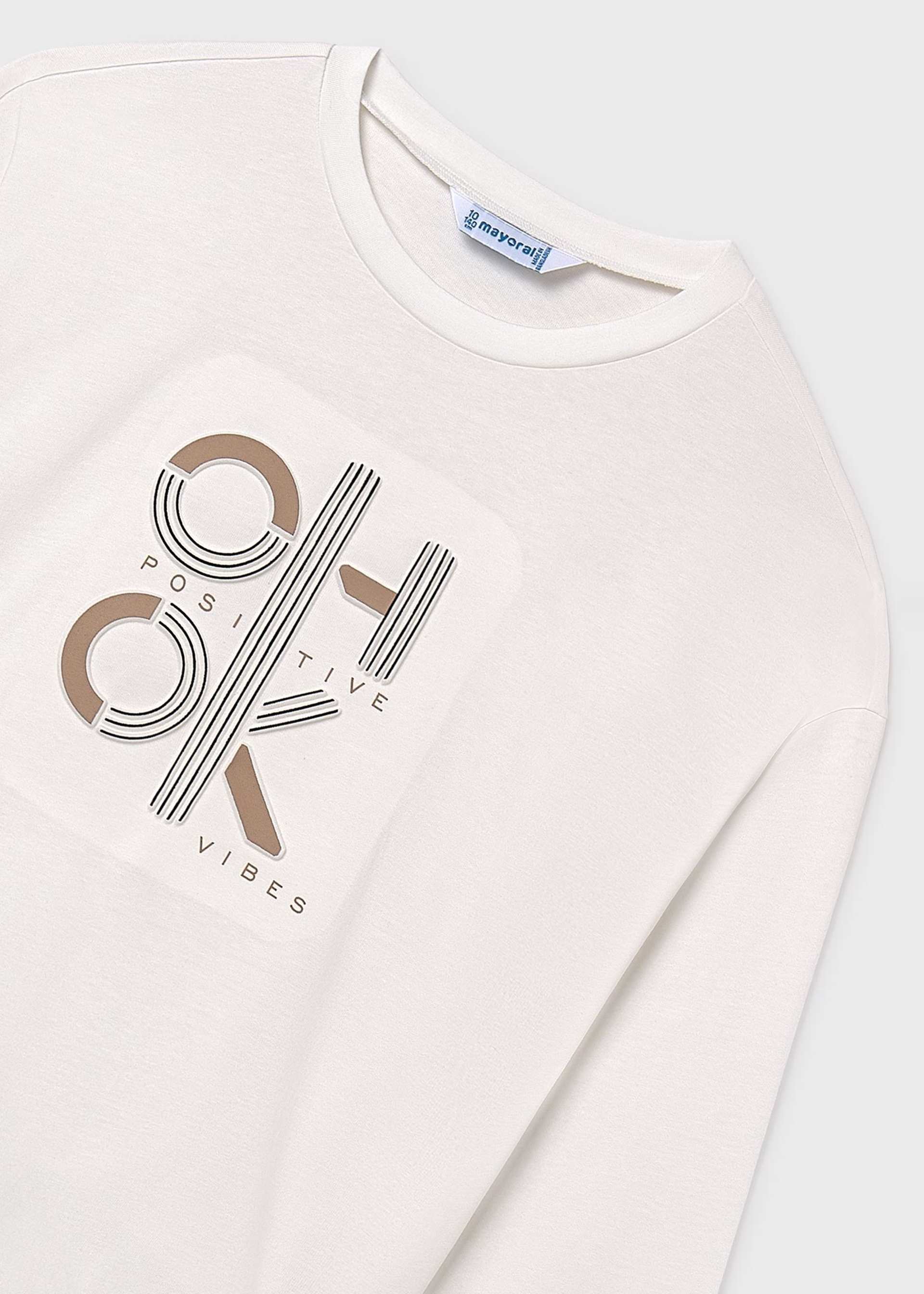 Playera letras unisex