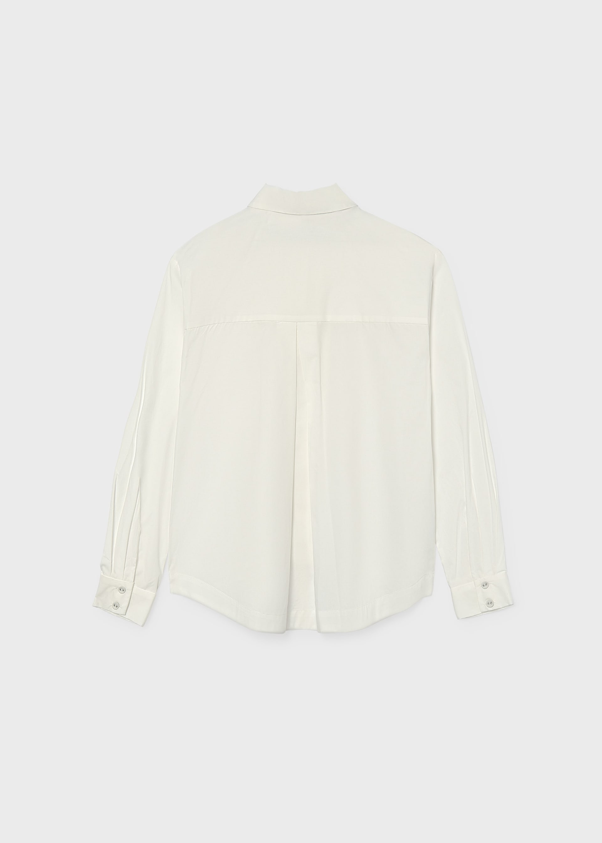 Blusa com gravata rapariga