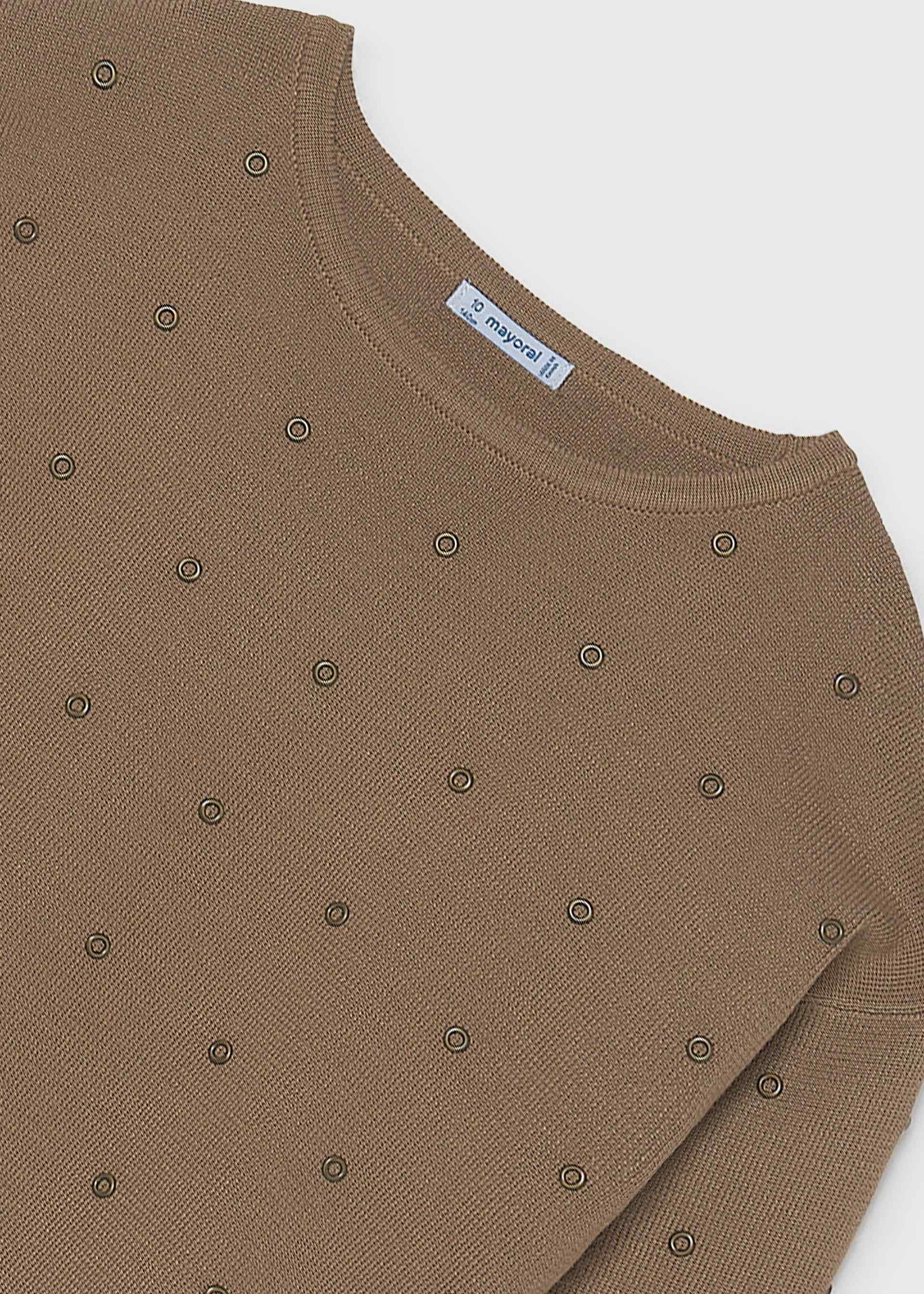 Camisola tachas rapariga