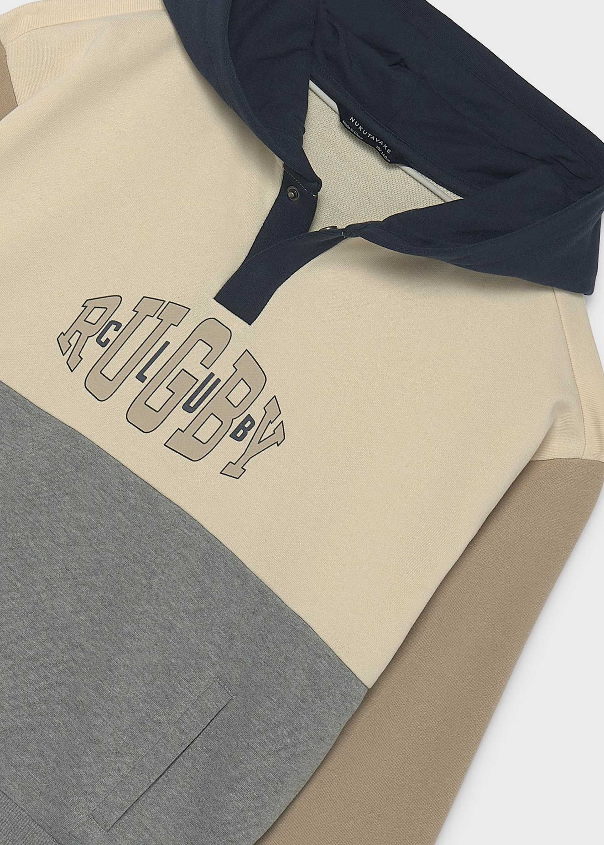 Sweat à capuche sérigraphié garçon