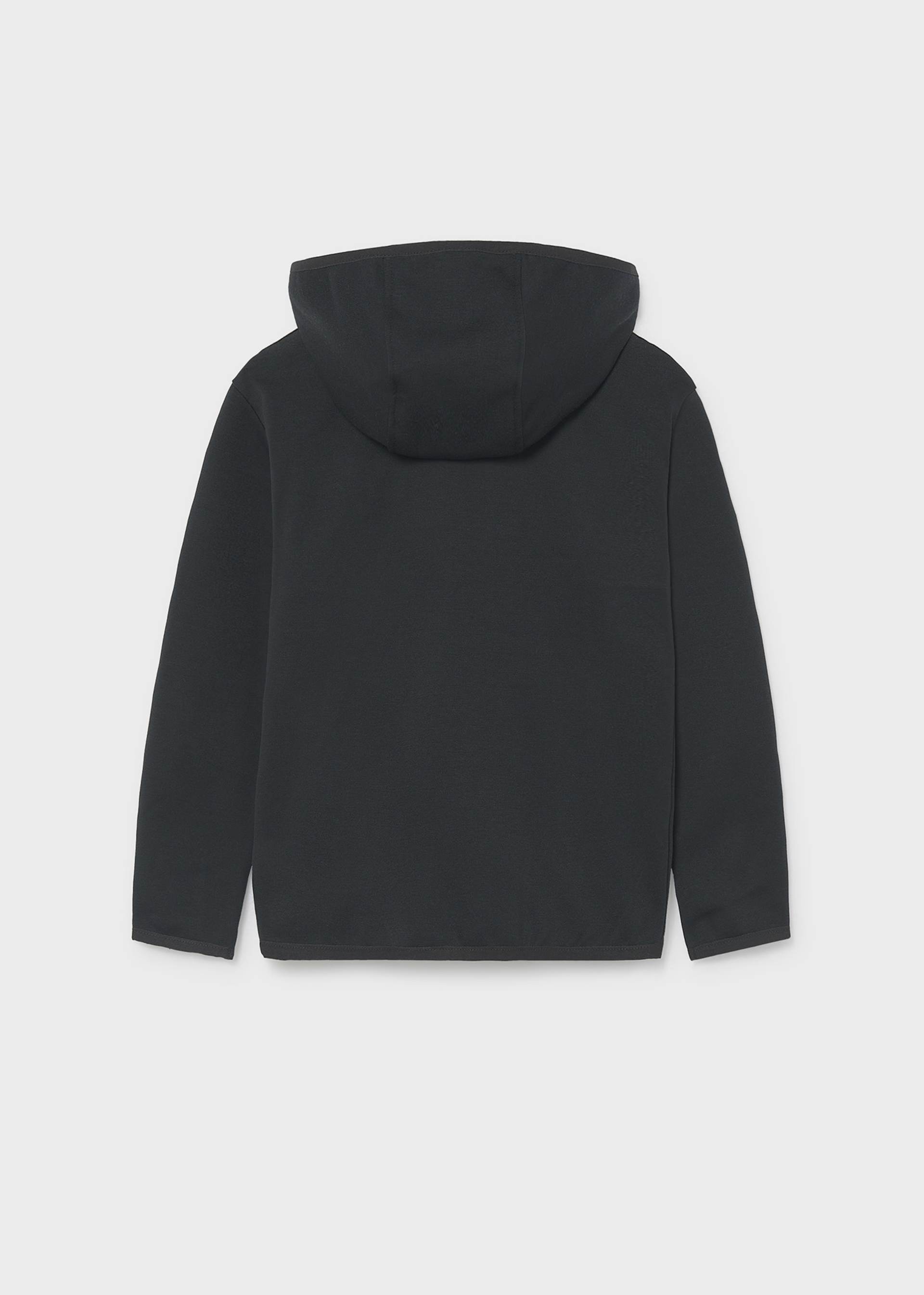Chaqueta cremallera capucha chico