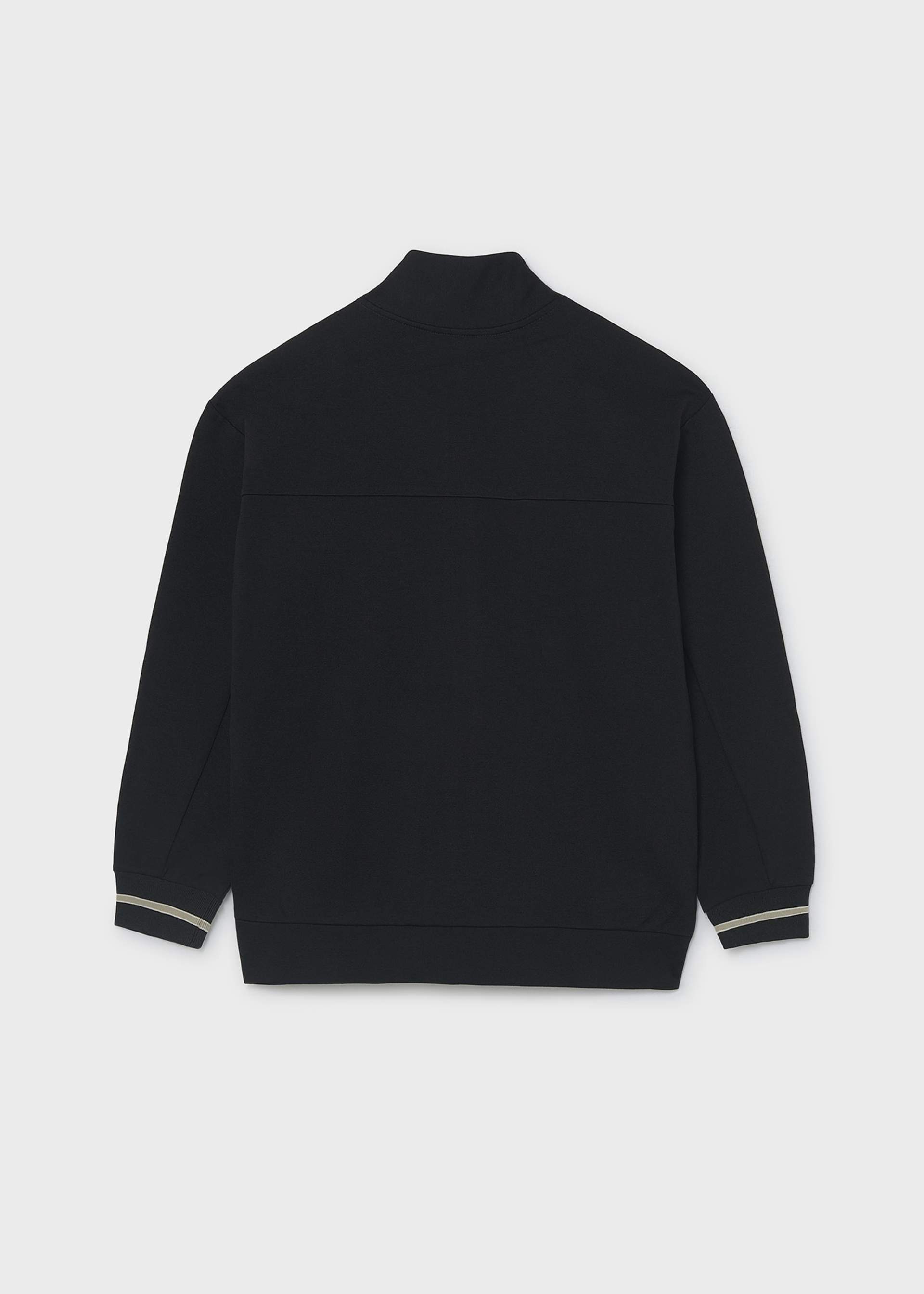 Boys' screen-printed zip-up hoodie