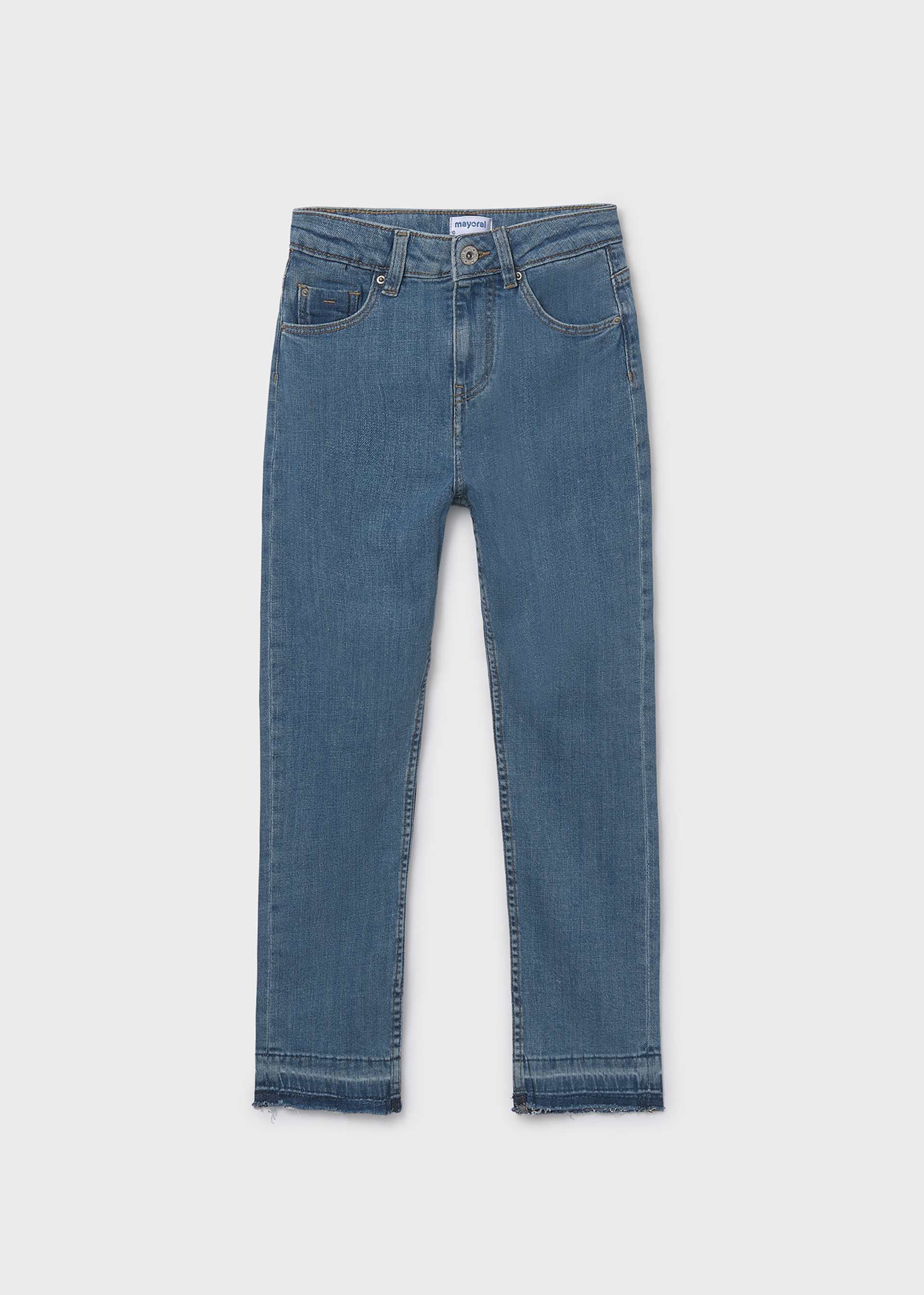 Jeanshose mit Schlag basic Teenager Mädchen