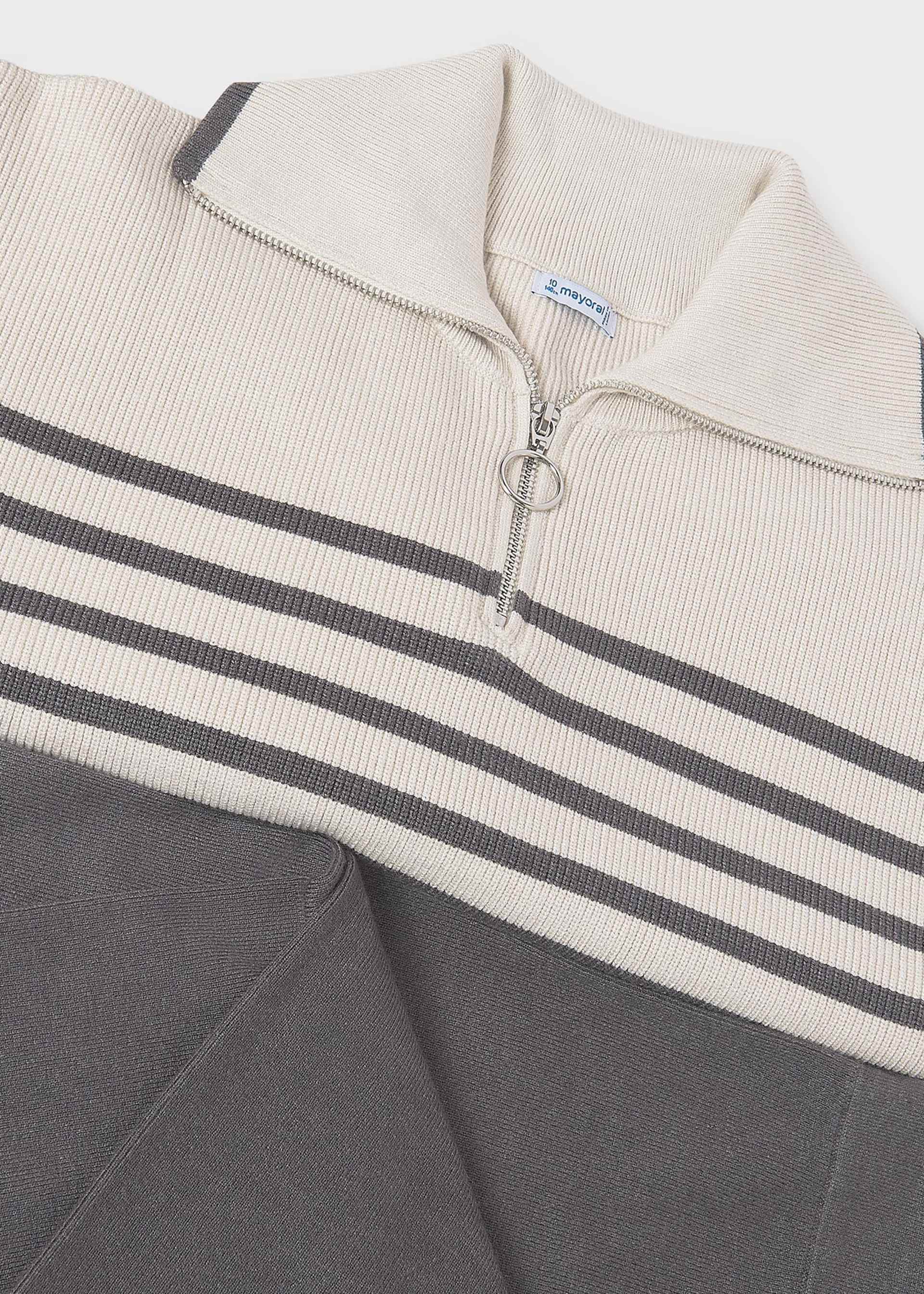 Girl Pants and Striped Sweater Set