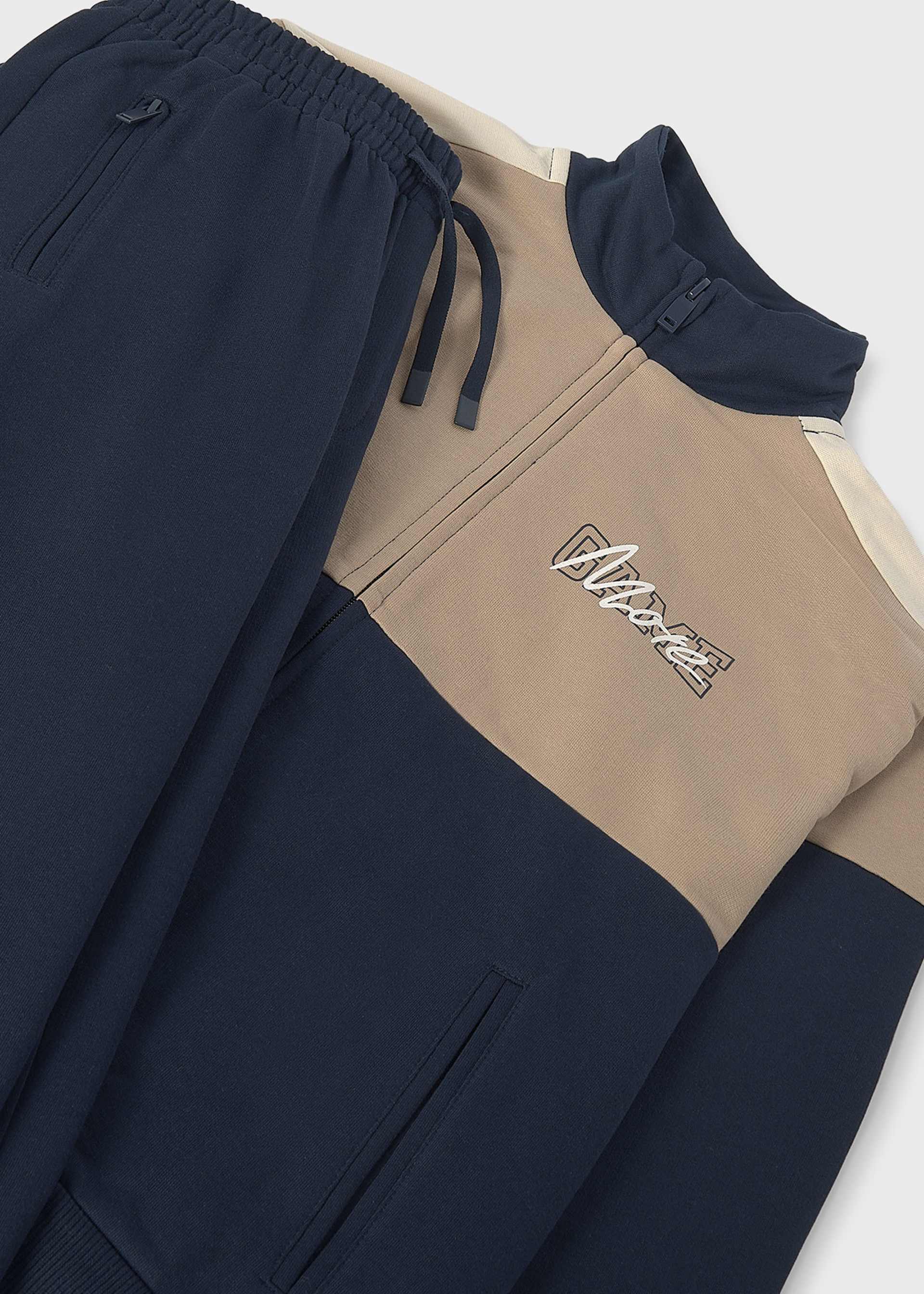 Boys' zip-up tracksuit