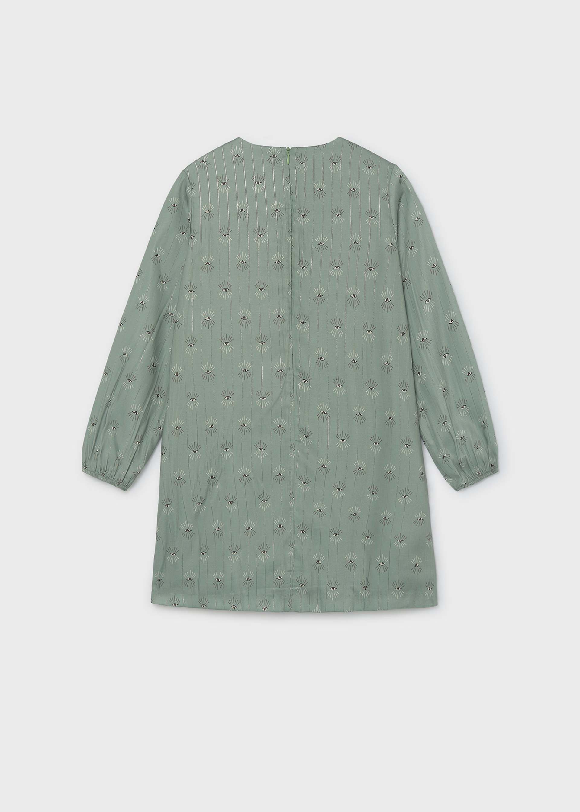 Robe en satin imprimée fille