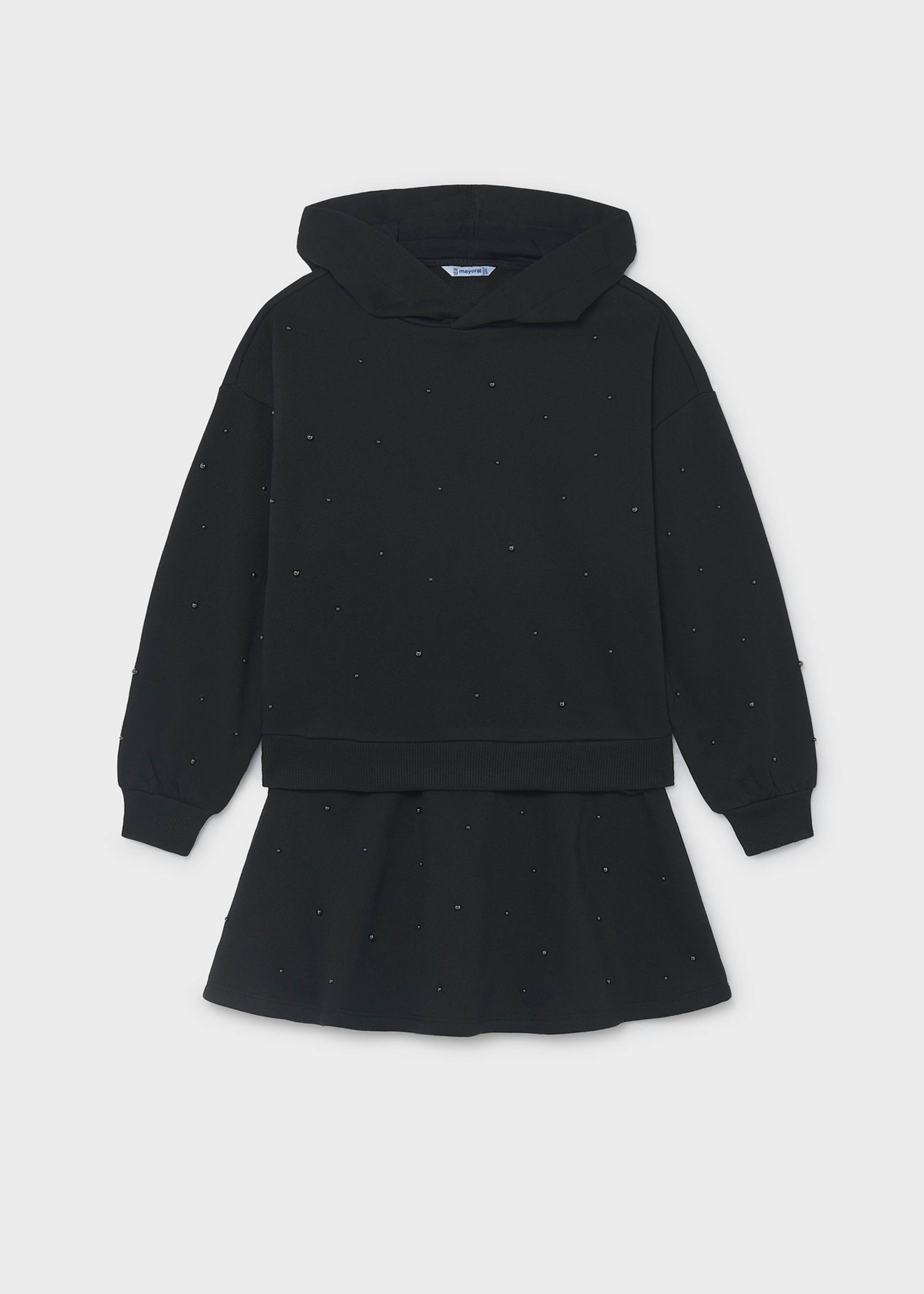 Girl Skirt and Sweatshirt Set