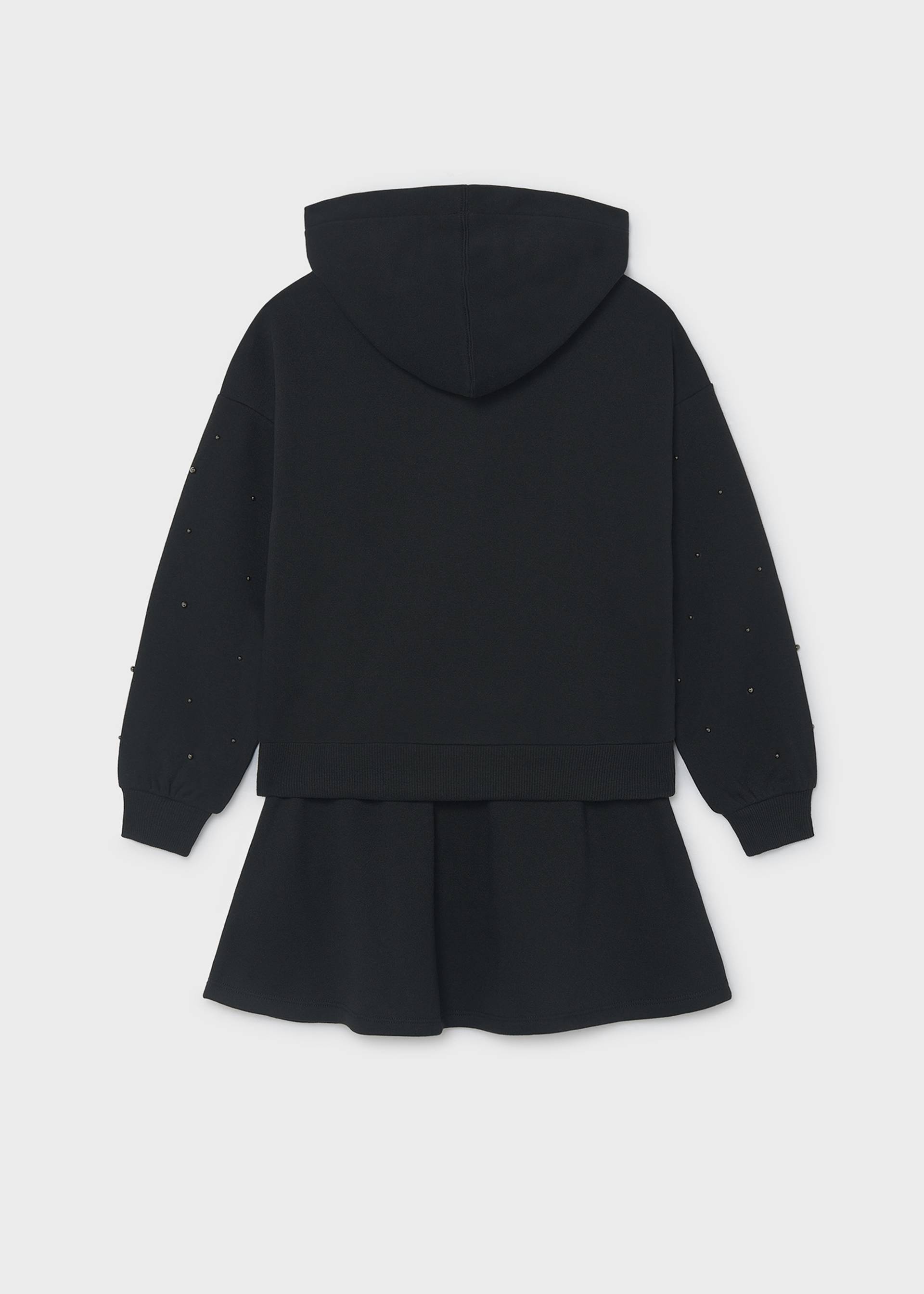Girls' skirt and sweatshirt set