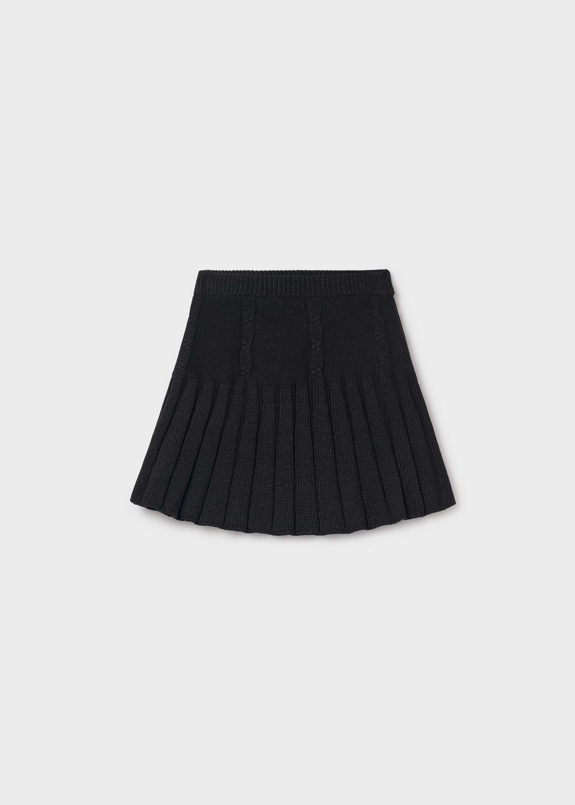 Girls braided knit skirt