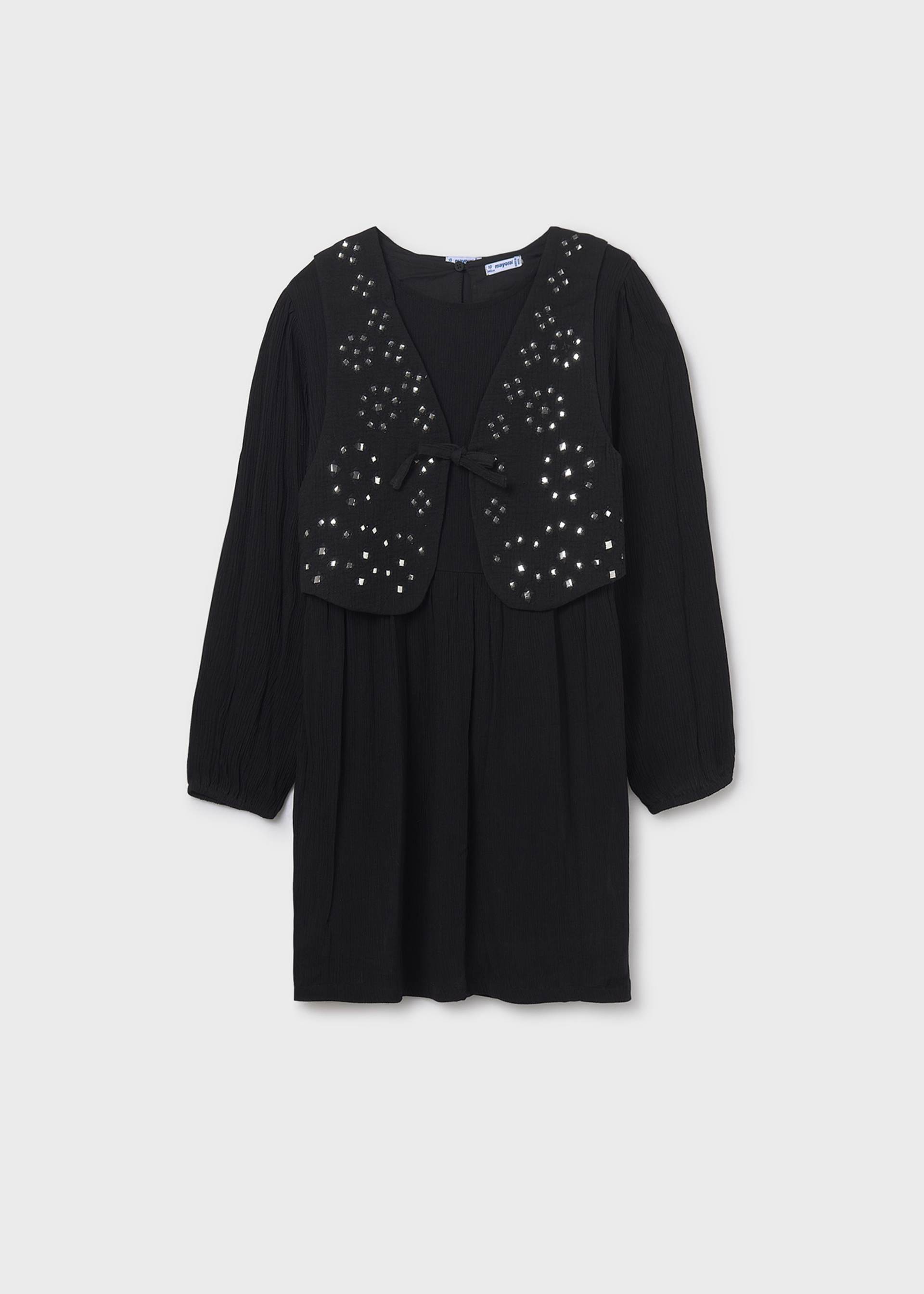 Robe avec gilet fille Robe avec gilet fille