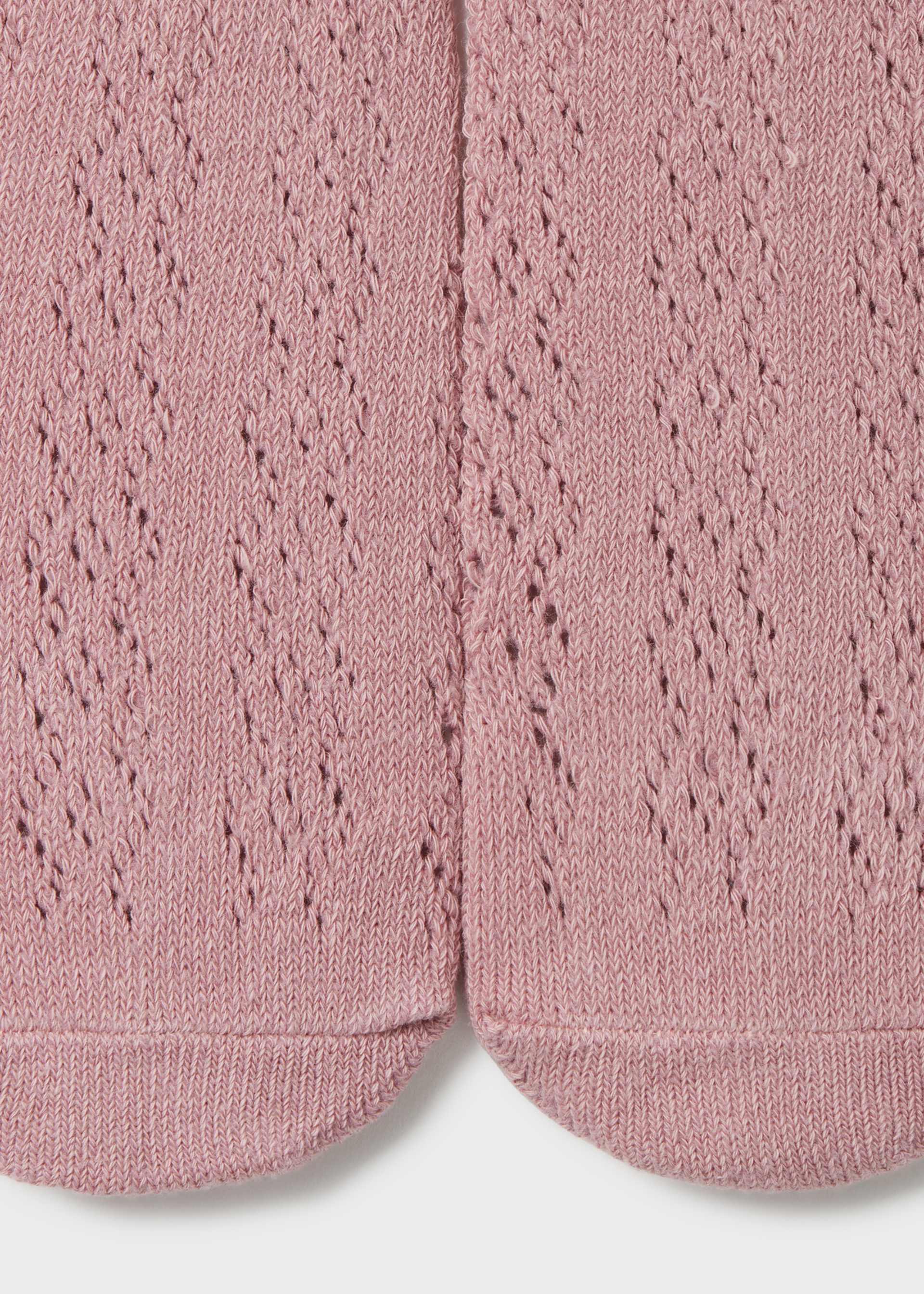 Openwork tights for newborns