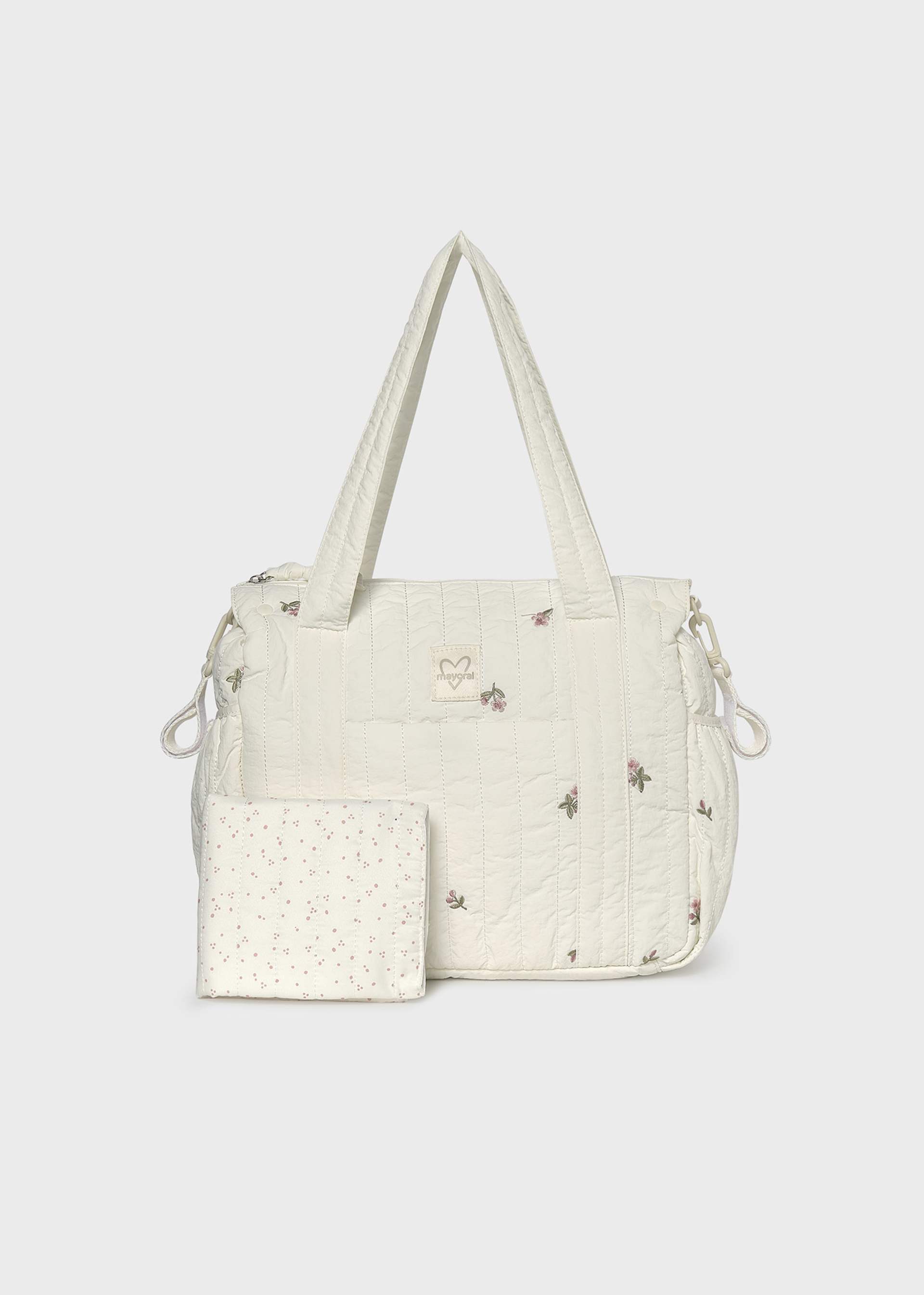 Maternity bag with changing mat and baby carrier
