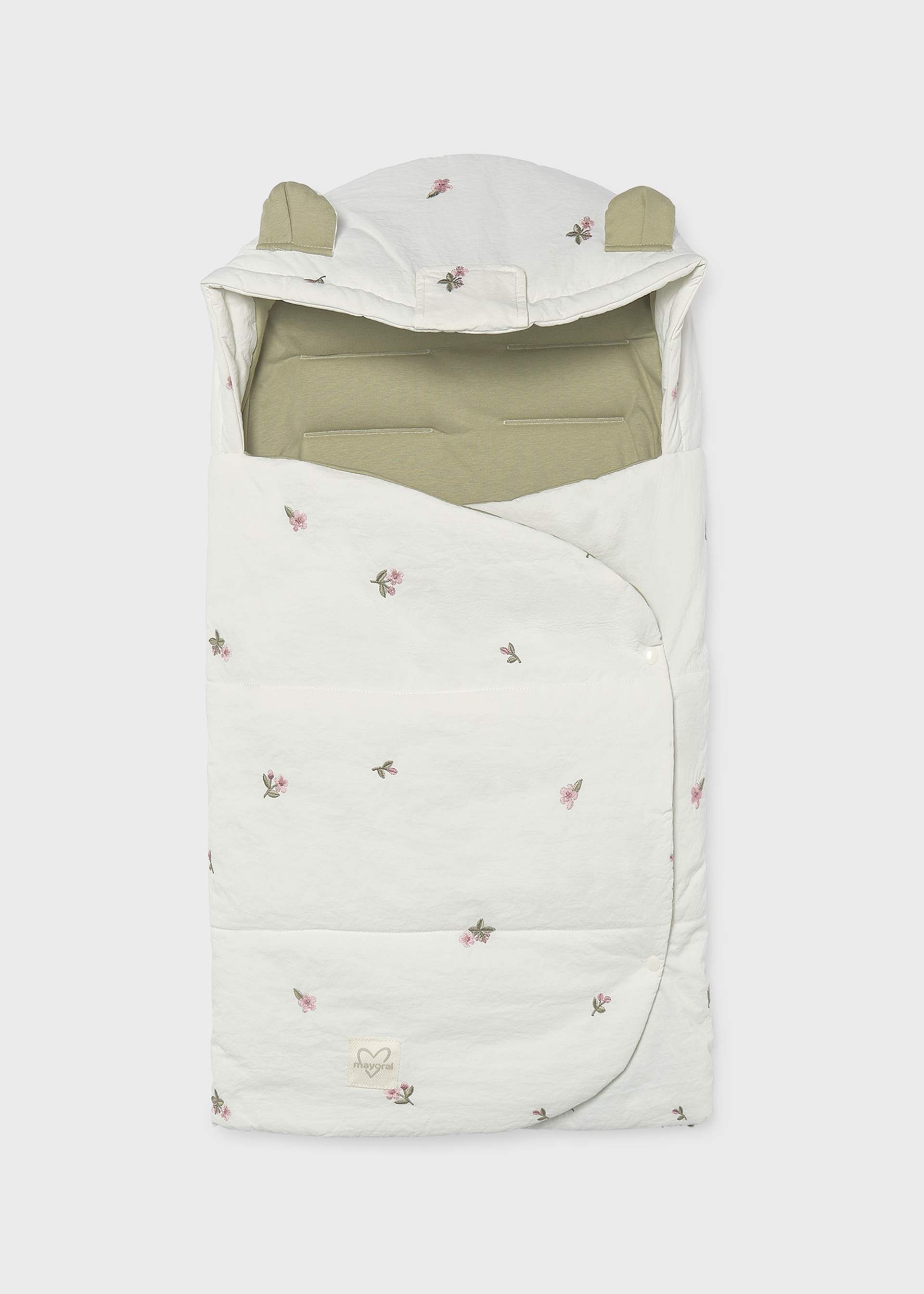 Baby print cot sleeping bag