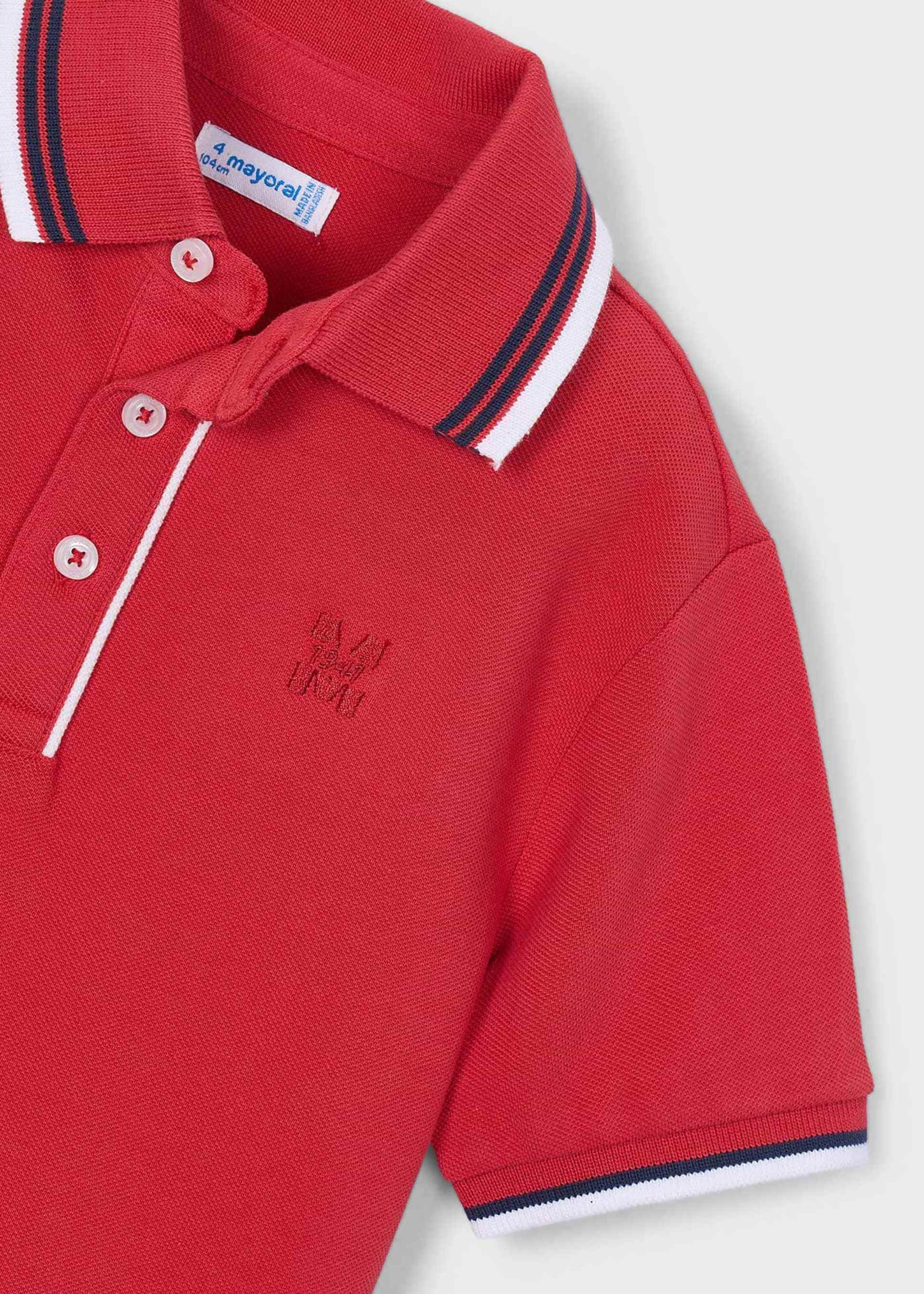 Poloshirt mit Kontrastdetails Jungen