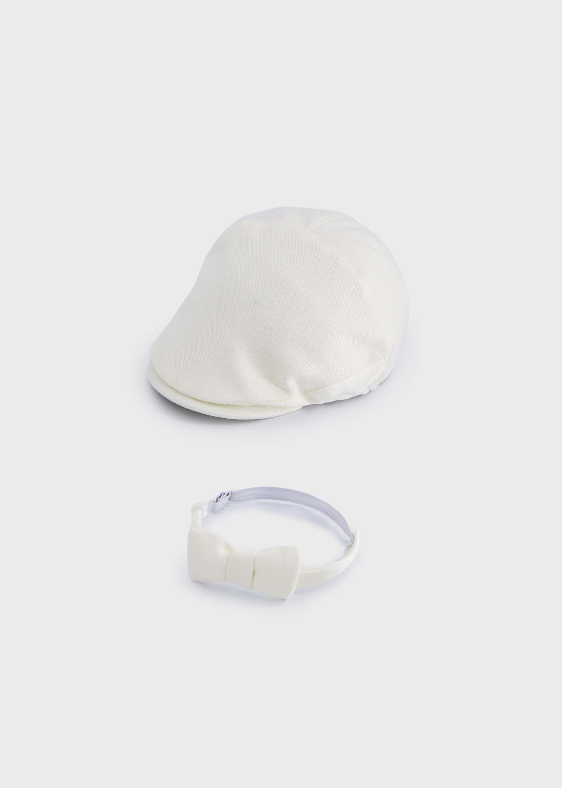 Newborn Boy Beret and Bow Tie Set