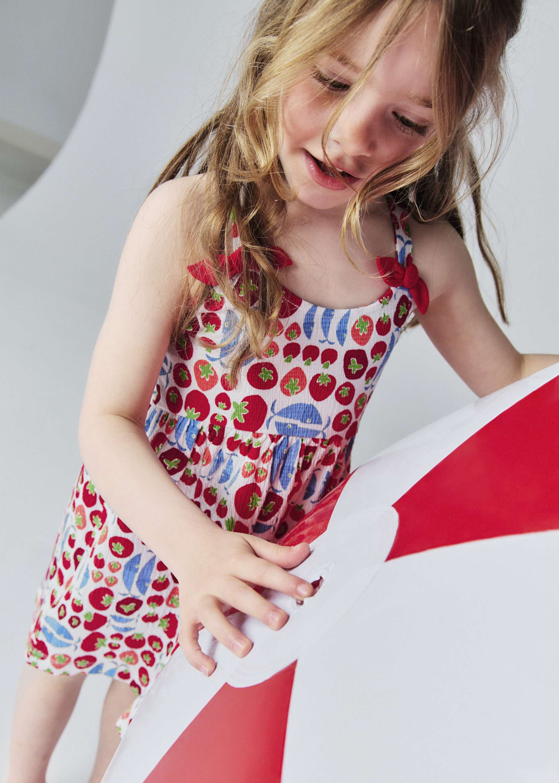 Printed dress for girls