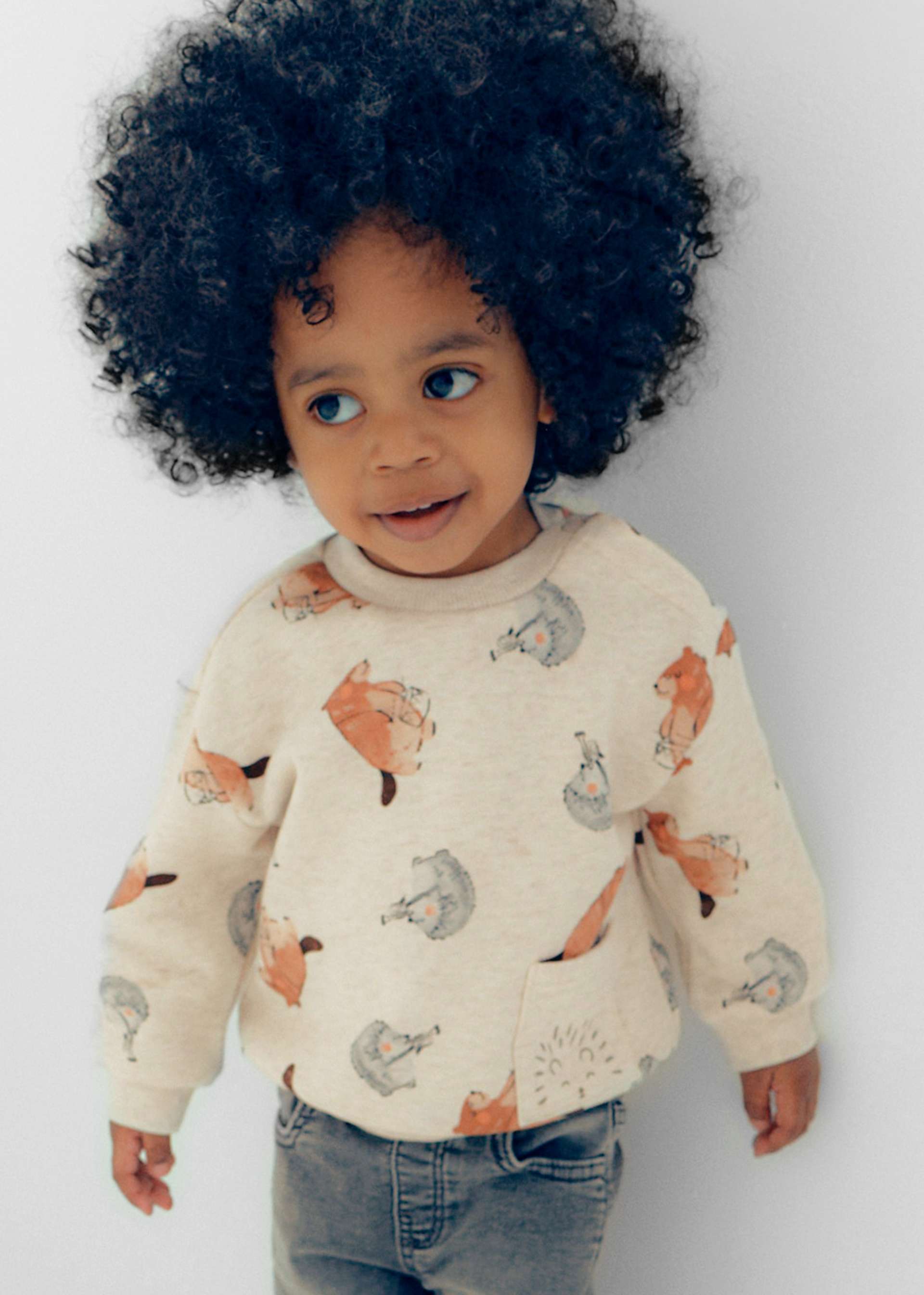 Baby Animal Pocket Sweatshirt