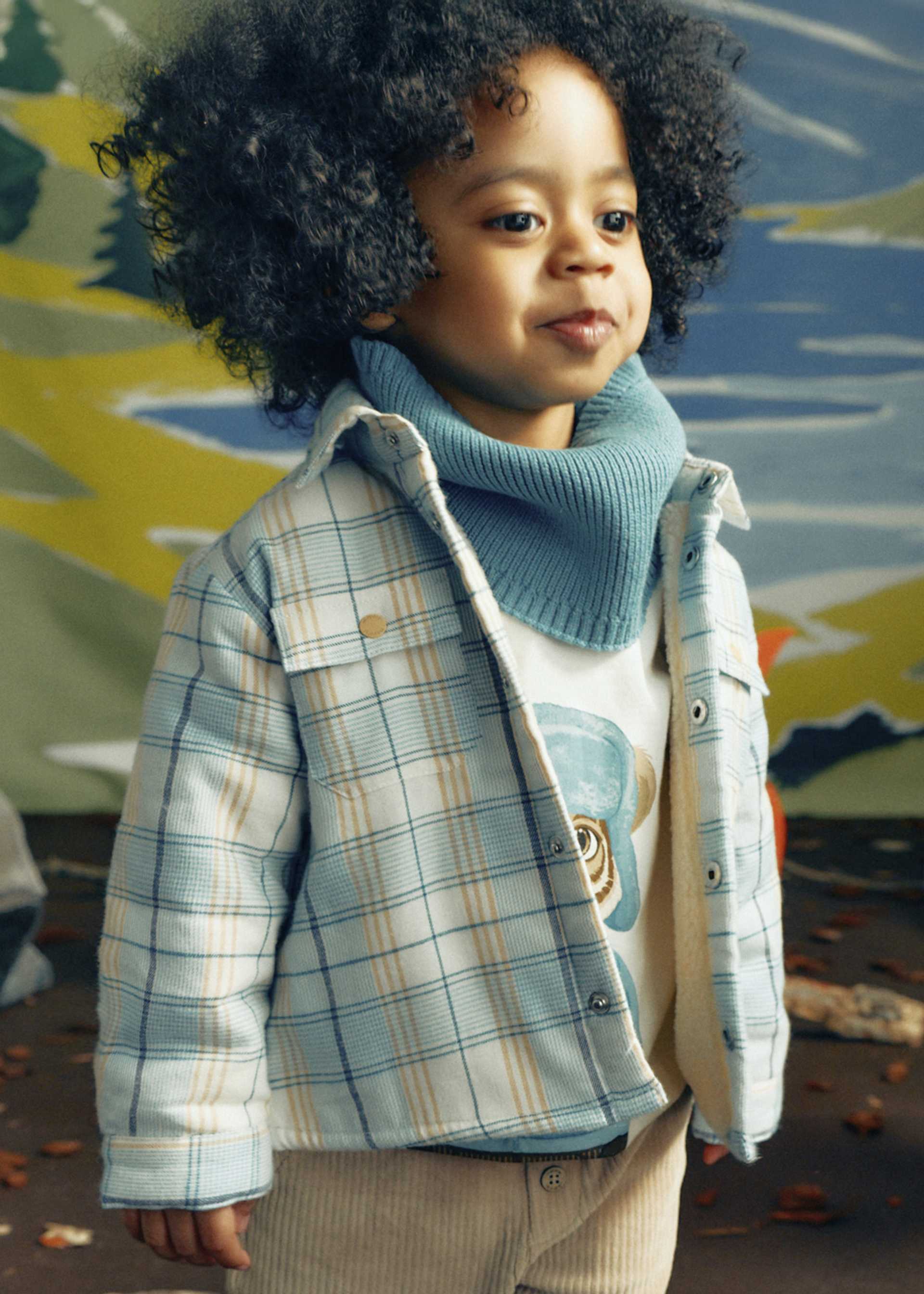 Baby checked overshirt
