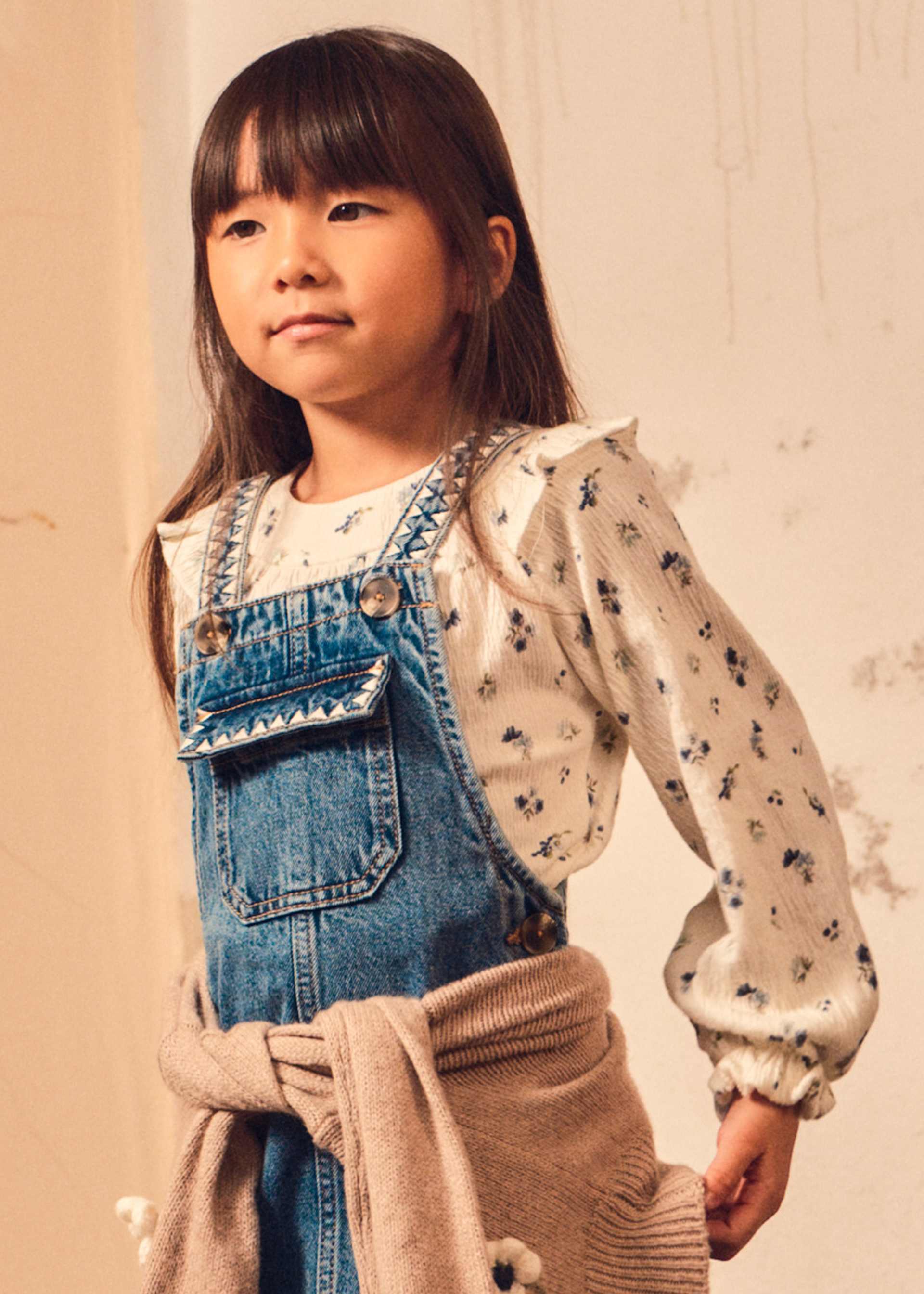 Blusa bambula estampada niño